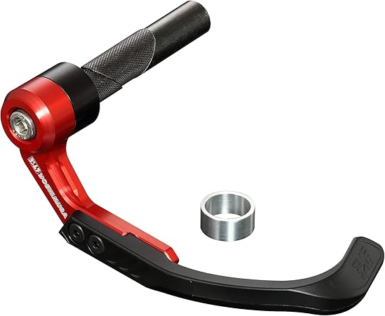 Amazon ヨシムラ ブレーキレバーガード レッド F16 Yoshimura 697 002 1600 車 バイク 車 バイク