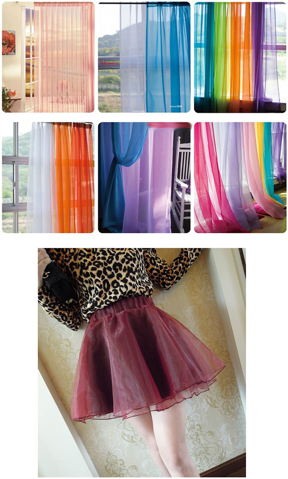 150 cm Breit Organza Stoff Tüll Stoff Transparente Rolle Organza Sheer Stoff Eleganter Dekorativer Stoff für Hochzeitsstuhl Tischdekoration Party DIY Crafts(Hellgrün)(Size:1.5 * 15m)