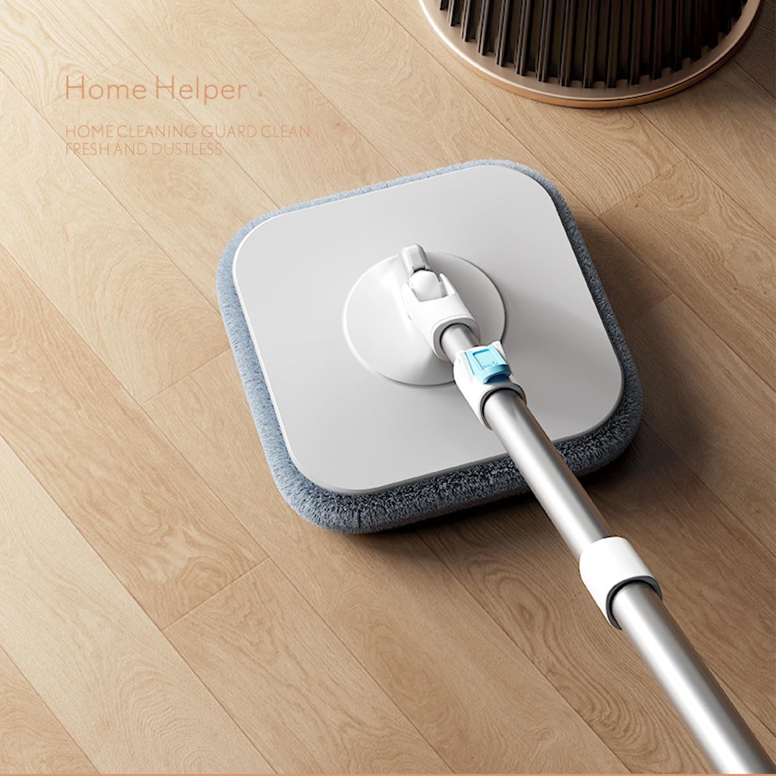 Serpillera y cubo - Equipo de limpieza para suelos y mantenimiento de la casa | Juego de fregona y cubo con escurridor, para suelo duro, salón, dormitorio, cuarto de baño, oficina, cocina