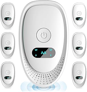Ultrasonic Pest & Mouse Repeller Indoor, Mouse Repellent Ultrasonic Plug in, Rodent, Roach, Bugs, Ant for Home, Office, Kitchen, Warehouse, Hotel 6 Packs