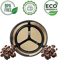Vista 5 de Reusable 4-5 Cup Basket Coffee Filter Fits Mr. Coffee, Cuisinart, Black & Decker, Hamilton Beach Coffee Makers, Stainless Steel, BPA-Free