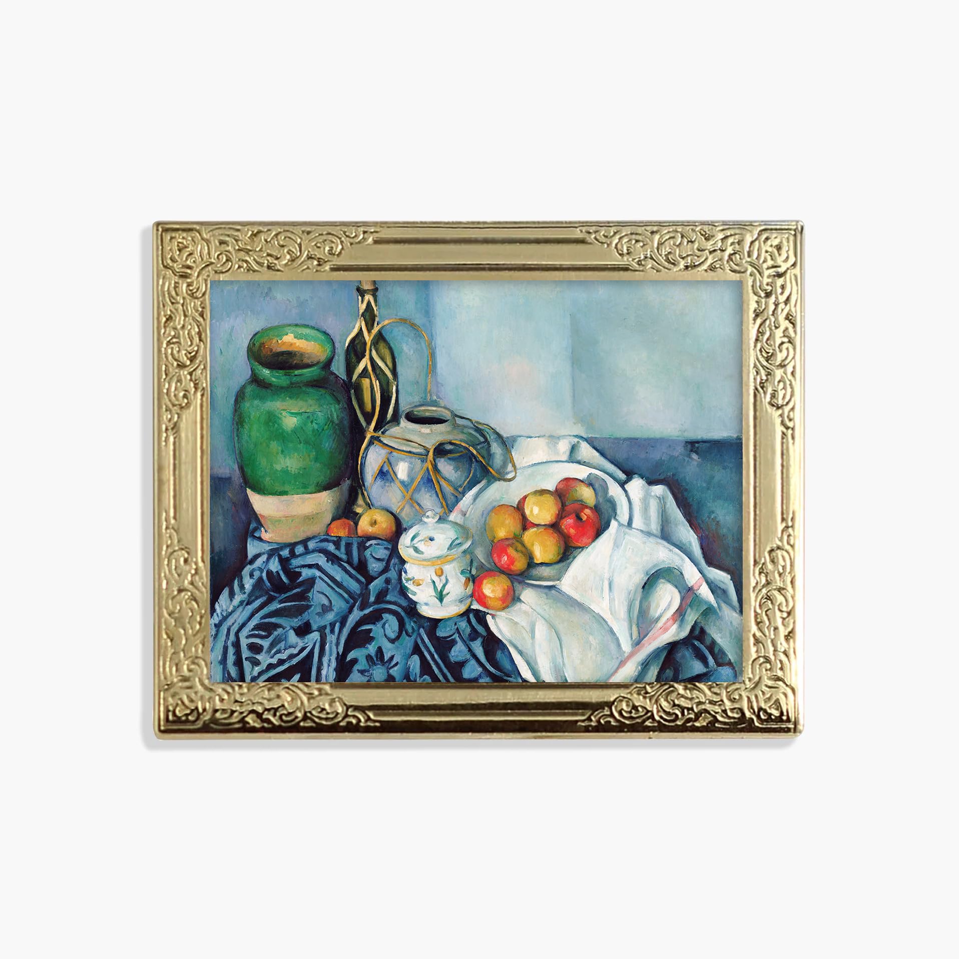 REAL SIC - Art Frame Enamel Pin - Premium Gold-Plated Frame with Famous Artist Masterpiece Prints, Van Gogh, Cezanne, Klimt, Rousseau - Perfect for Jackets, Hats, Backpacks, Gift Giving, and