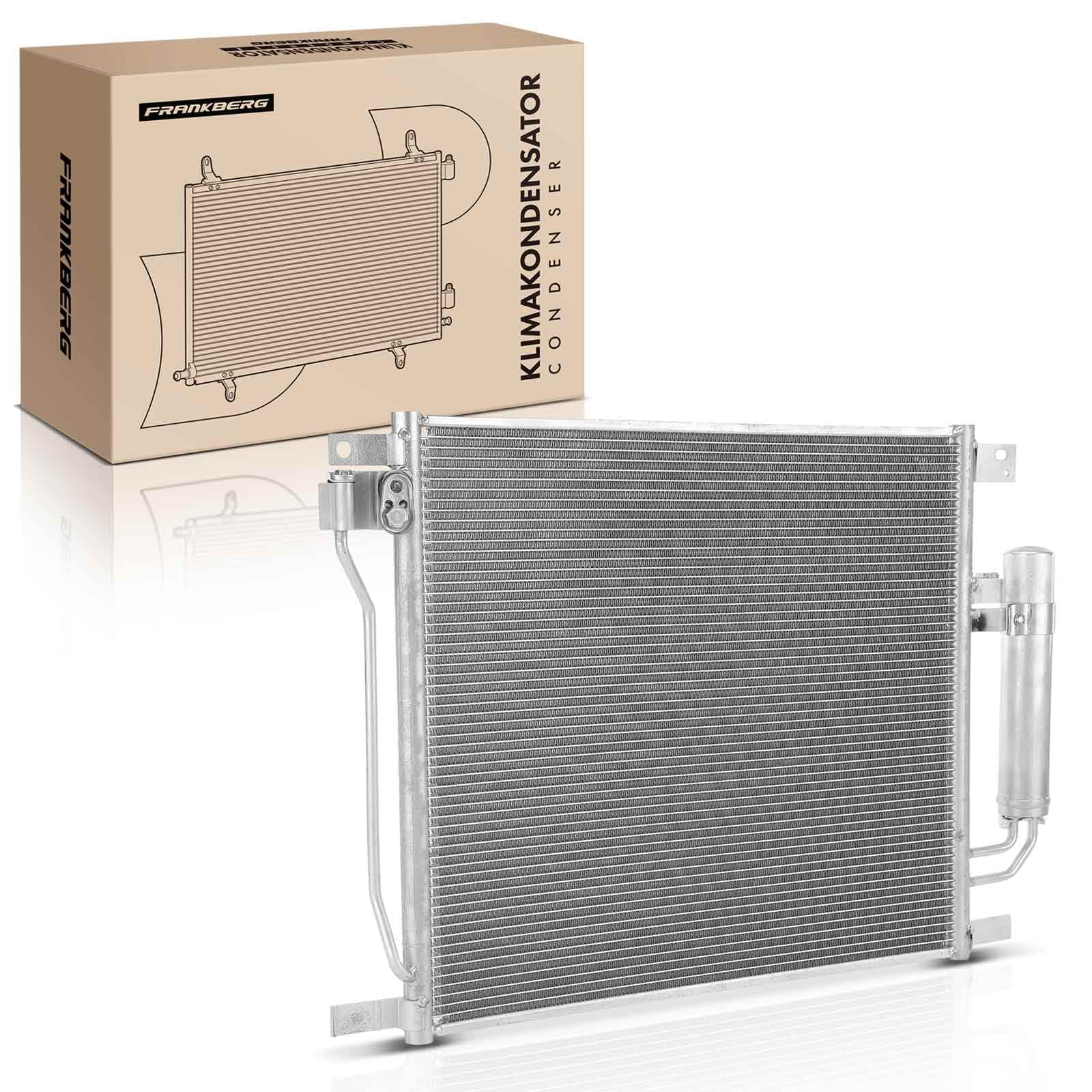 Frankberg Condenseur de climatisation 92100BA61A | Compatible avec: Pulsar Hatchback C13, Juke F15, Fourgonnette Juke F15