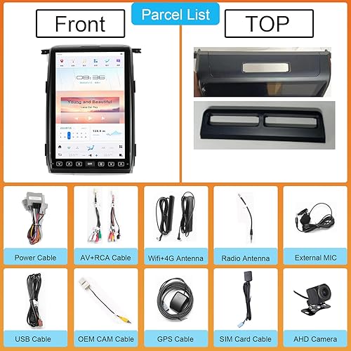 Miniatura 6 de NAKEVICH Qualcomm Android 11 Radio de coche de 14.4 pulgadas para Ford F150 F-150 2009 2010 2011 2012 2013 2014 Actualización estéreo Tesla Style