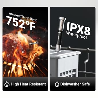 ThermoMaven Smart WiFi Wireless Meat Thermometer for Grilling with 2 Probes
