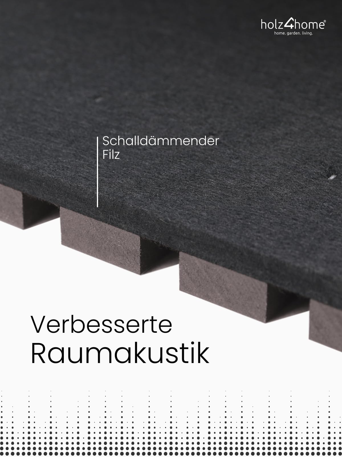 holz4home® 2er Set Akustikpaneele Holz 240x60 cm Eiche I Wandpaneele Innenverkleidung Wandpaneele in Holzoptik I Lamellenwand 3D Holzverkleidung Paneel Holzpaneele