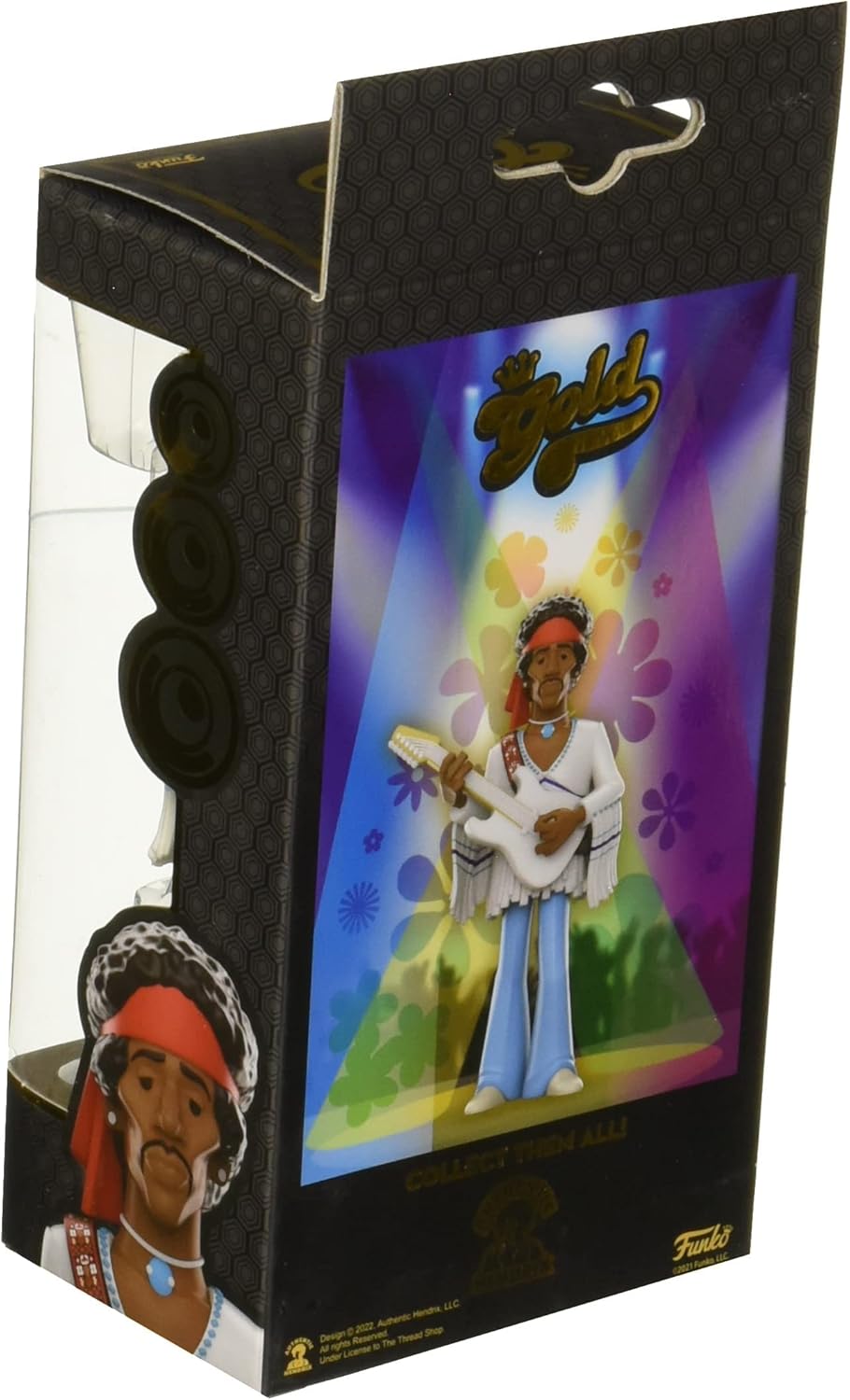 Funko Vinyl Gold 5": Jimi Hendrix, Collectable Vinyl Action Figure, Birthday Gift Idea, Official Merchandise - Image 3