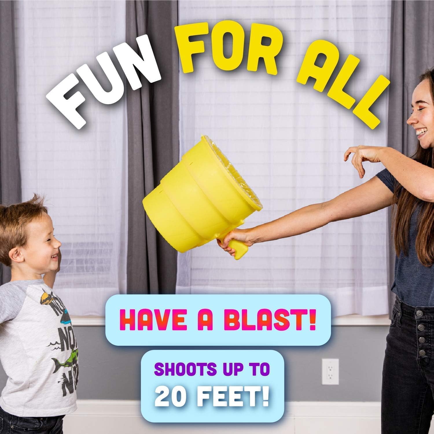 Air Zooka - Shoot A Ball of Air Toy