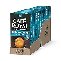 Café Royal Lungo Decaffeinato 100 Capsule per macchina da caffè Nespresso