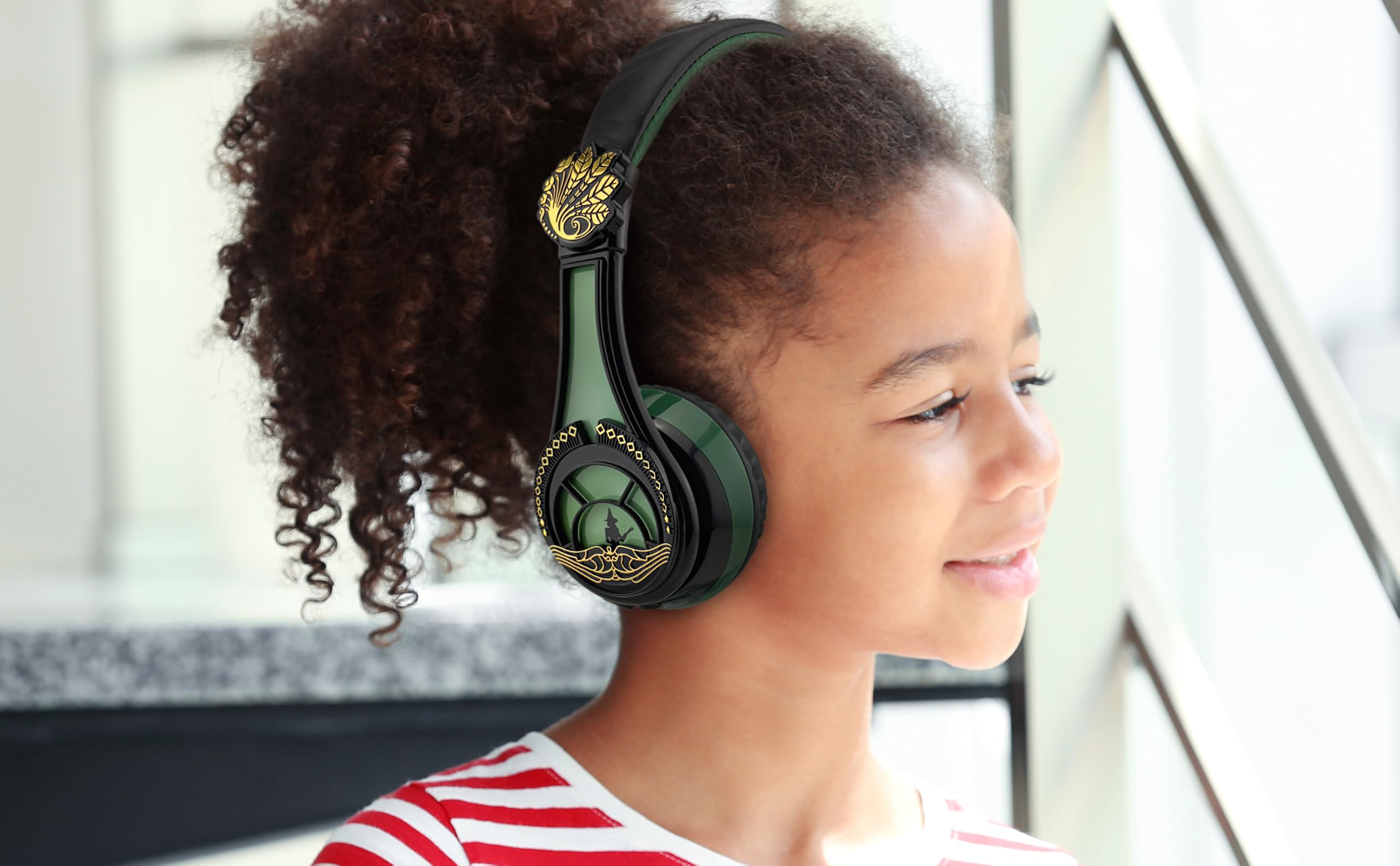 eKids Wicked Elphaba Bluetooth Headphones, Wireless Headphones