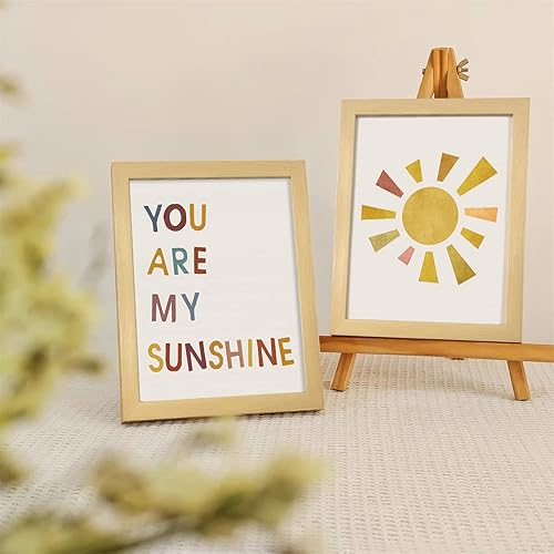 Miniatura 7 de You Are My Sunshine - Decoración de pared para dormitorio de Grils, arte de pared con marco bohemio de 8 x 10 pulgadas, juego de 4 decoraciones