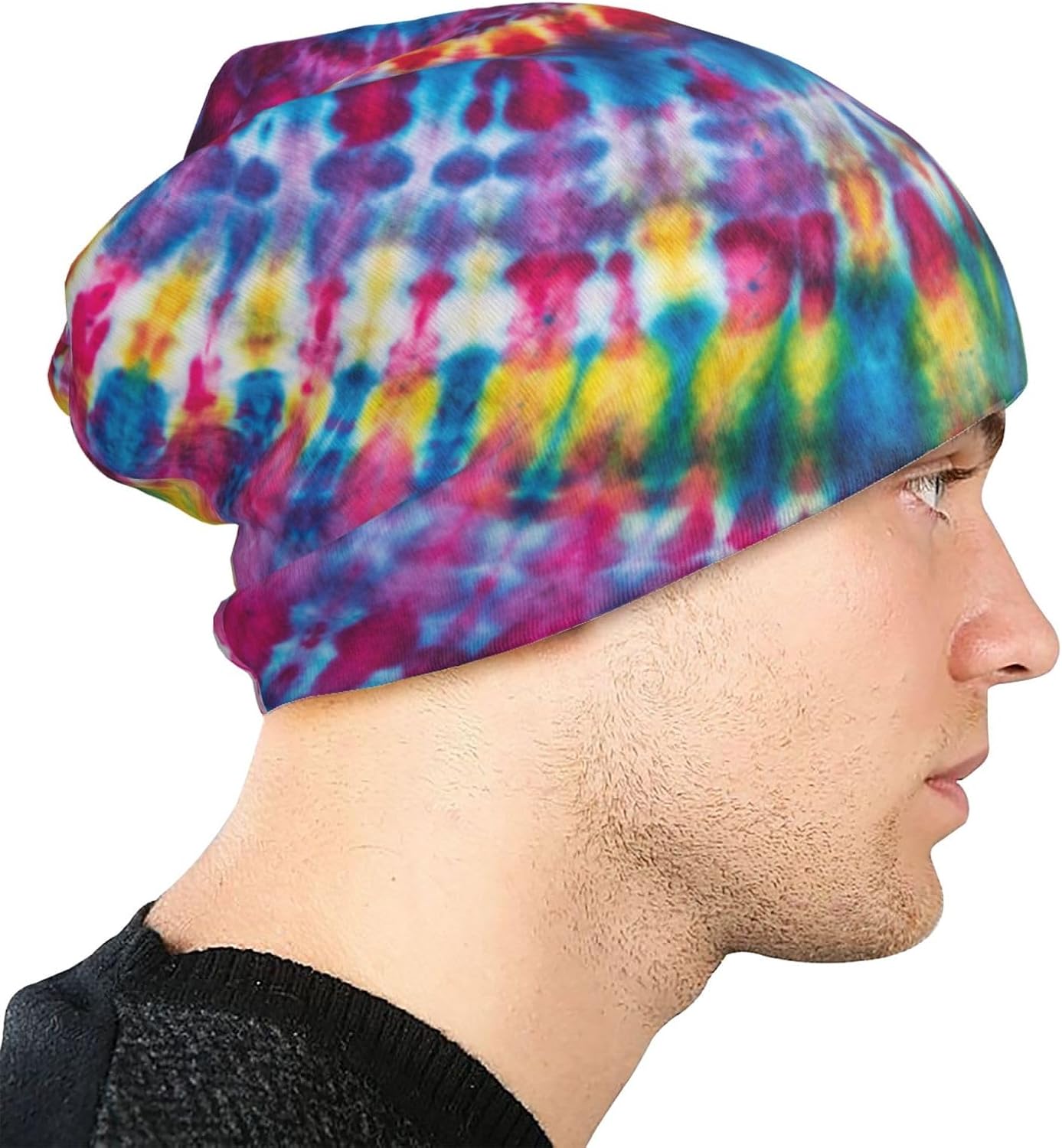 Cat Beanie Hat Chemo Headwear Slouchy Skull Sleep Cap for Women Men Winter Running - Image 5