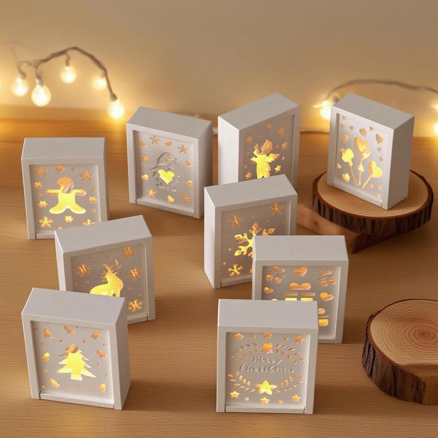 クラフト用シリコンモールド | クリスマス収納ボックス キャスティング シリコンモールド テーブルセンターピース クレイワックスソー