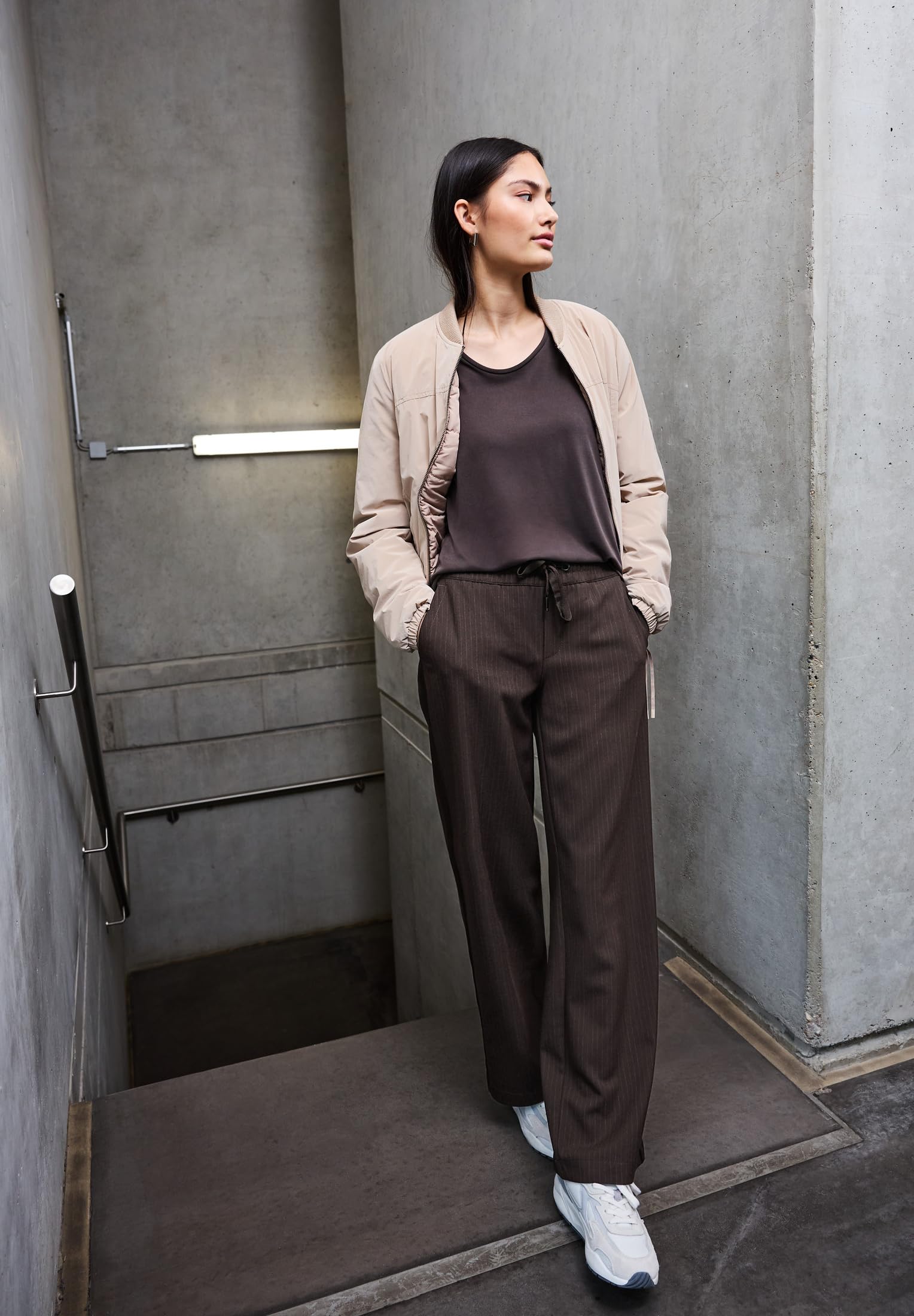 Street One Studio Damen Straight Leg Hose