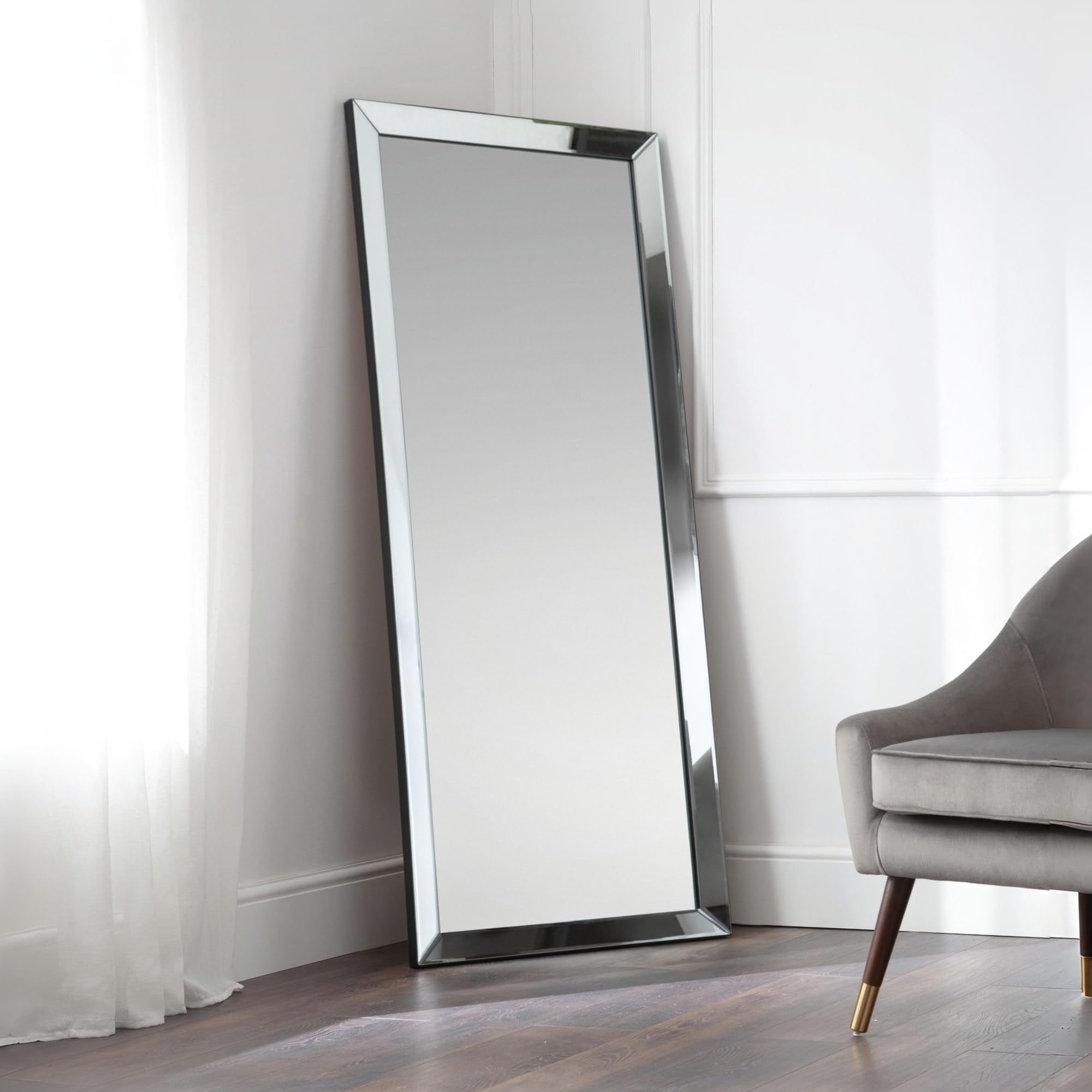 Julian Bowen Soprano Mirror, Full Length, Lean-To, Glass - H170 x W70cm