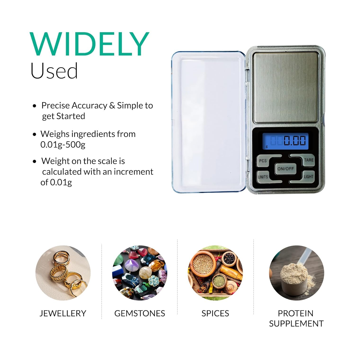 Digital Jewellery Scale - 0.01g Precision -8