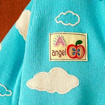 エンジェルブルー ロング丈ニット アウター 派手 中古 廃盤 y2k 原宿 古着 Amazon.co.jp: エンジェルブルー 刺繍ニットコート レトロ