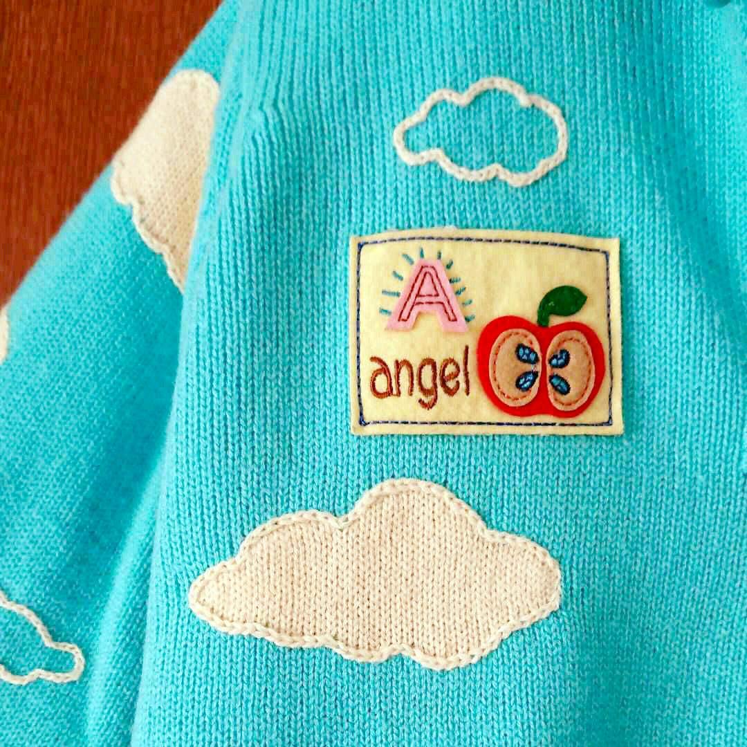 う*ᓫ様 エンジェルブルー　ニット　平成　レトロ　当時物 う*ᓫ様 エンジェルブルー ニット 平成 レトロ 当時物 - メルカリ