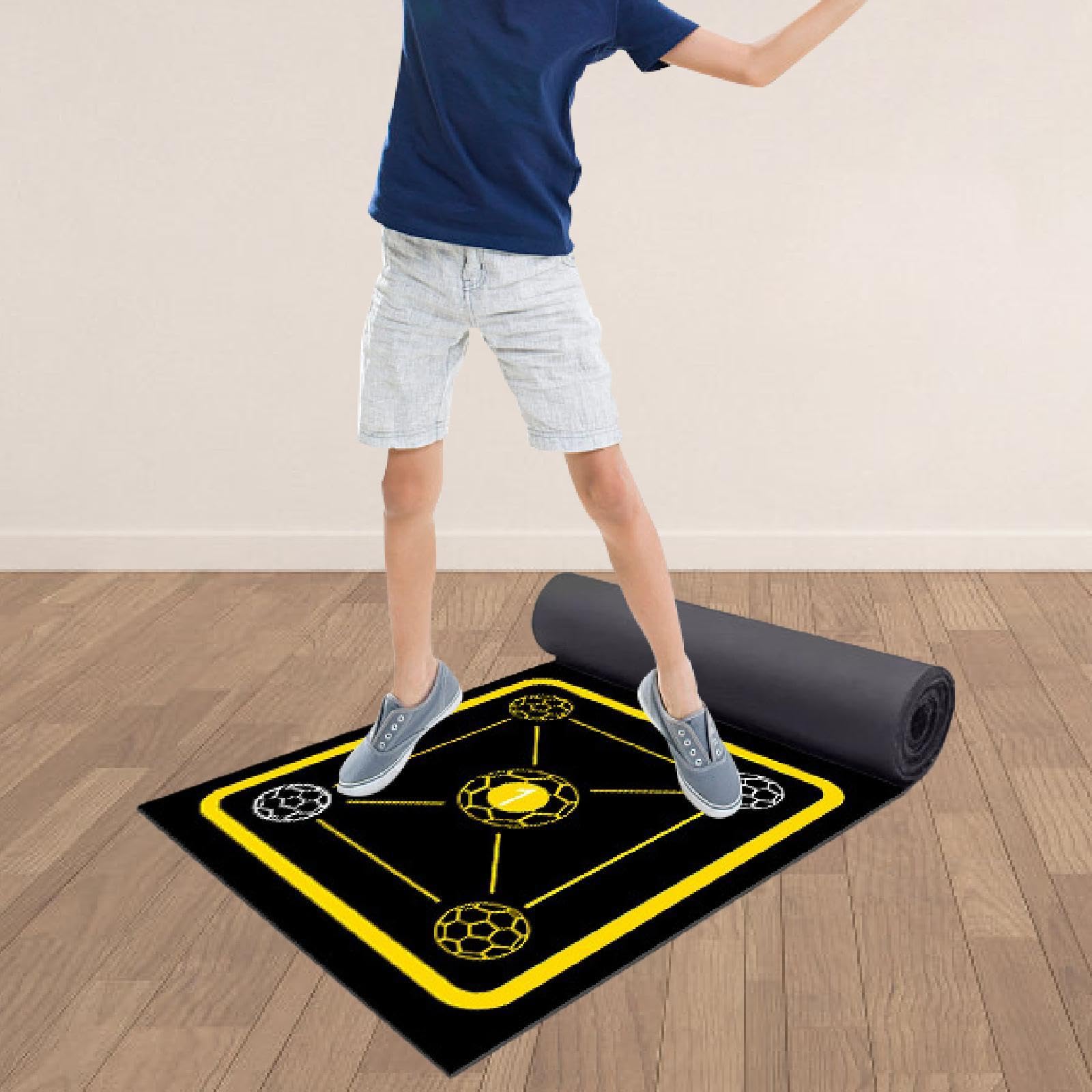 rockible Agility Ladder Mat Footwork Practice Improve Speed Coordination Skill Training Equipment Speed Ladder for Outdoor Home Gym, Style B