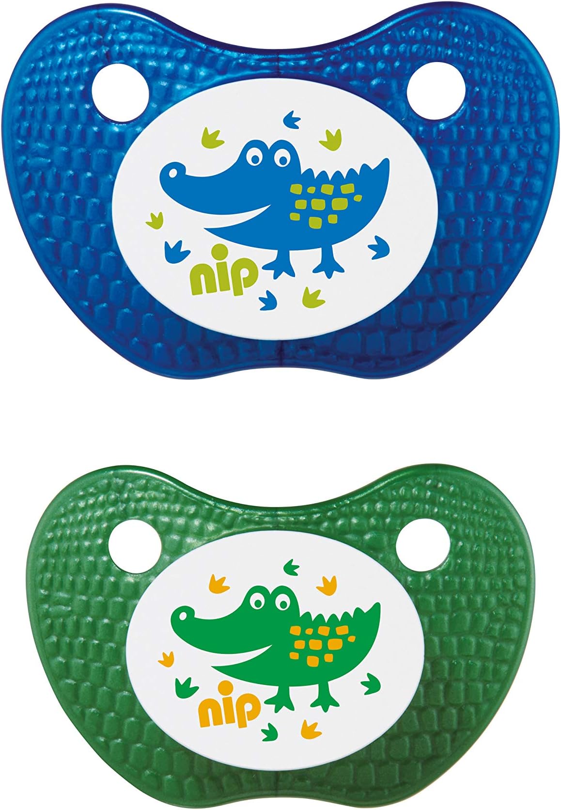 nip FEEL! SOOTHERS/SILICONE/BLUE & GREEN / 5-18M