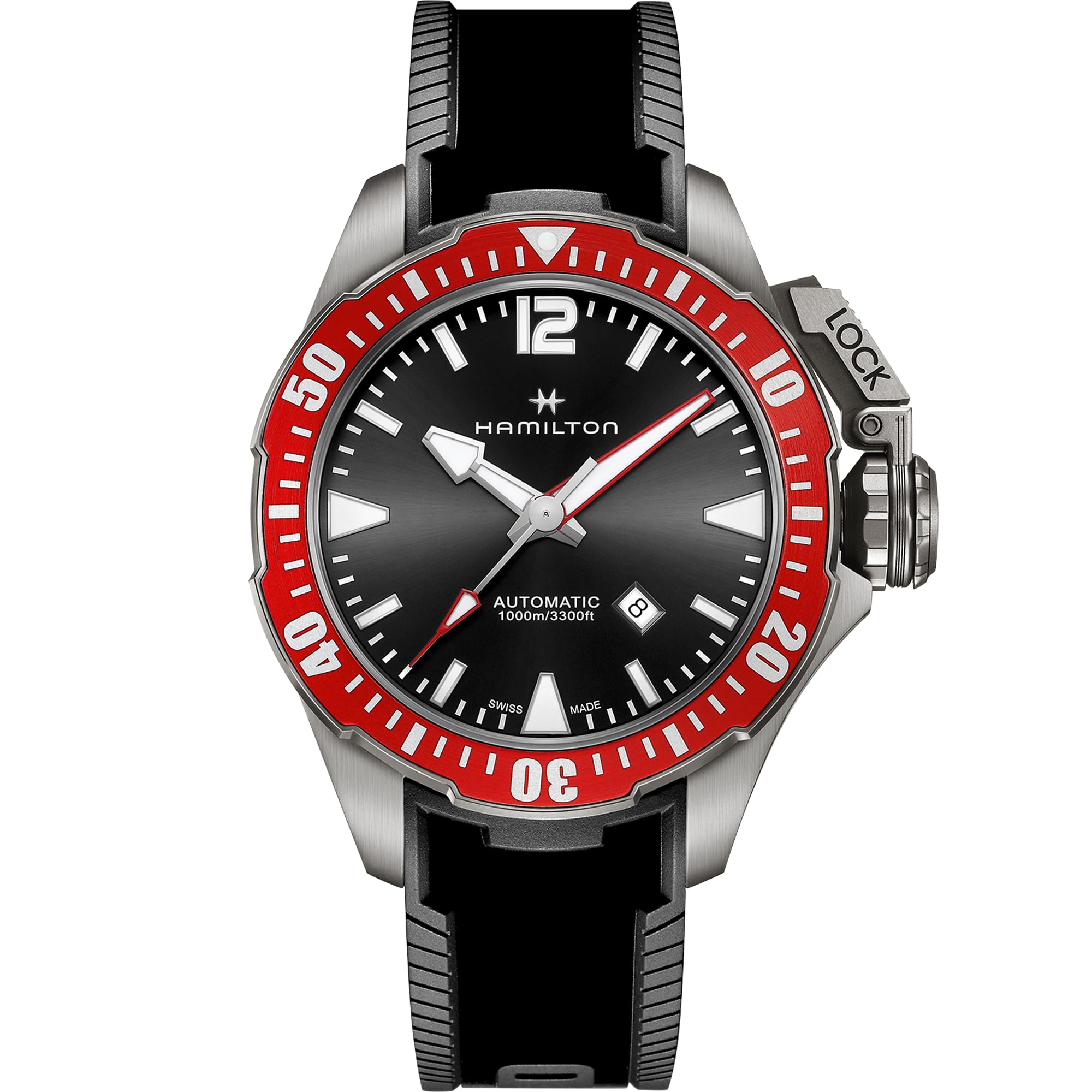 Hamilton Men's Analogue Automatic Watch Khaki Navy Swiss Made