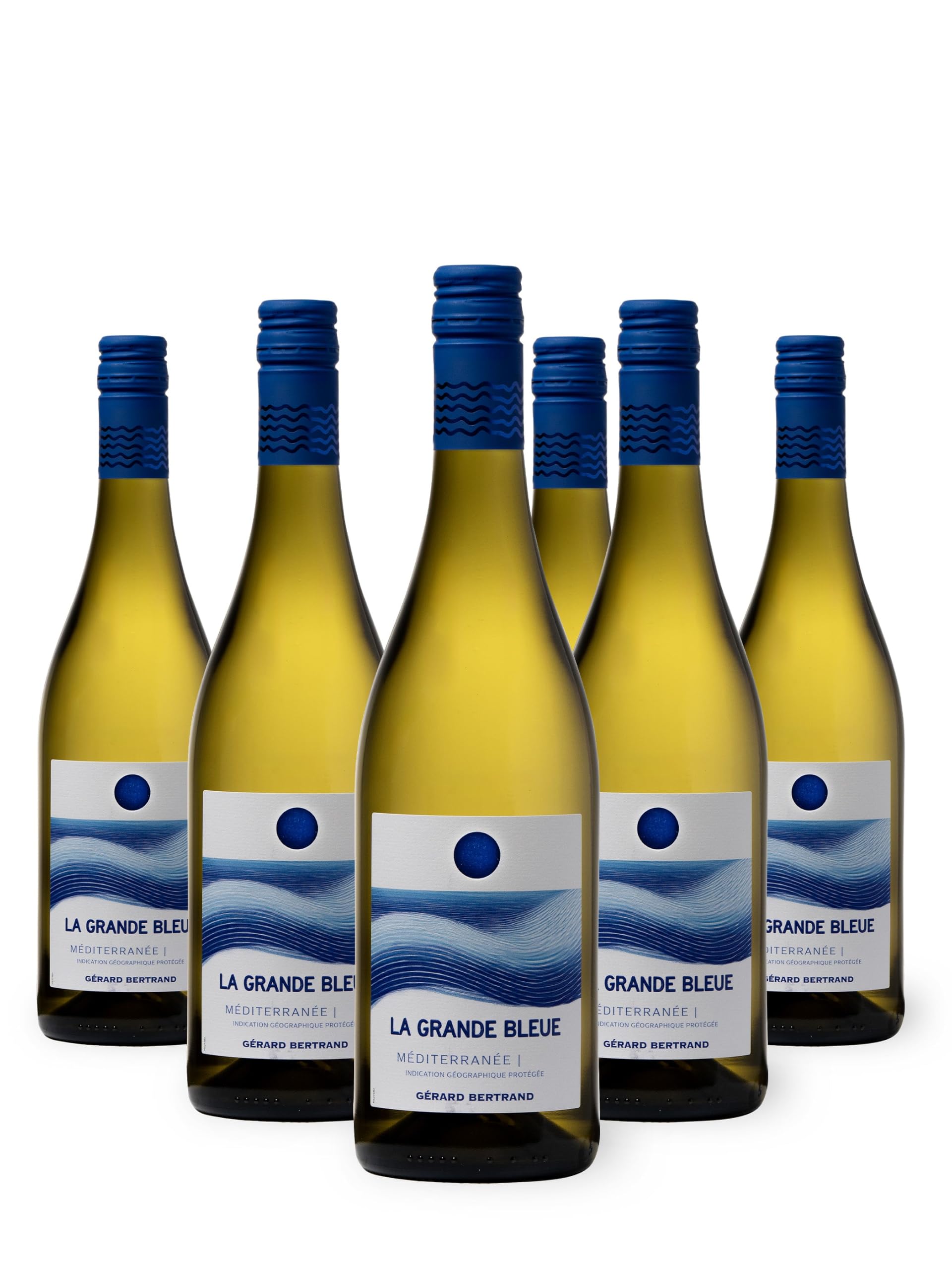 La Grande Bleue IGP Méditerranée 2025 – Lot 6 Bouteilles 75cl vin blanc