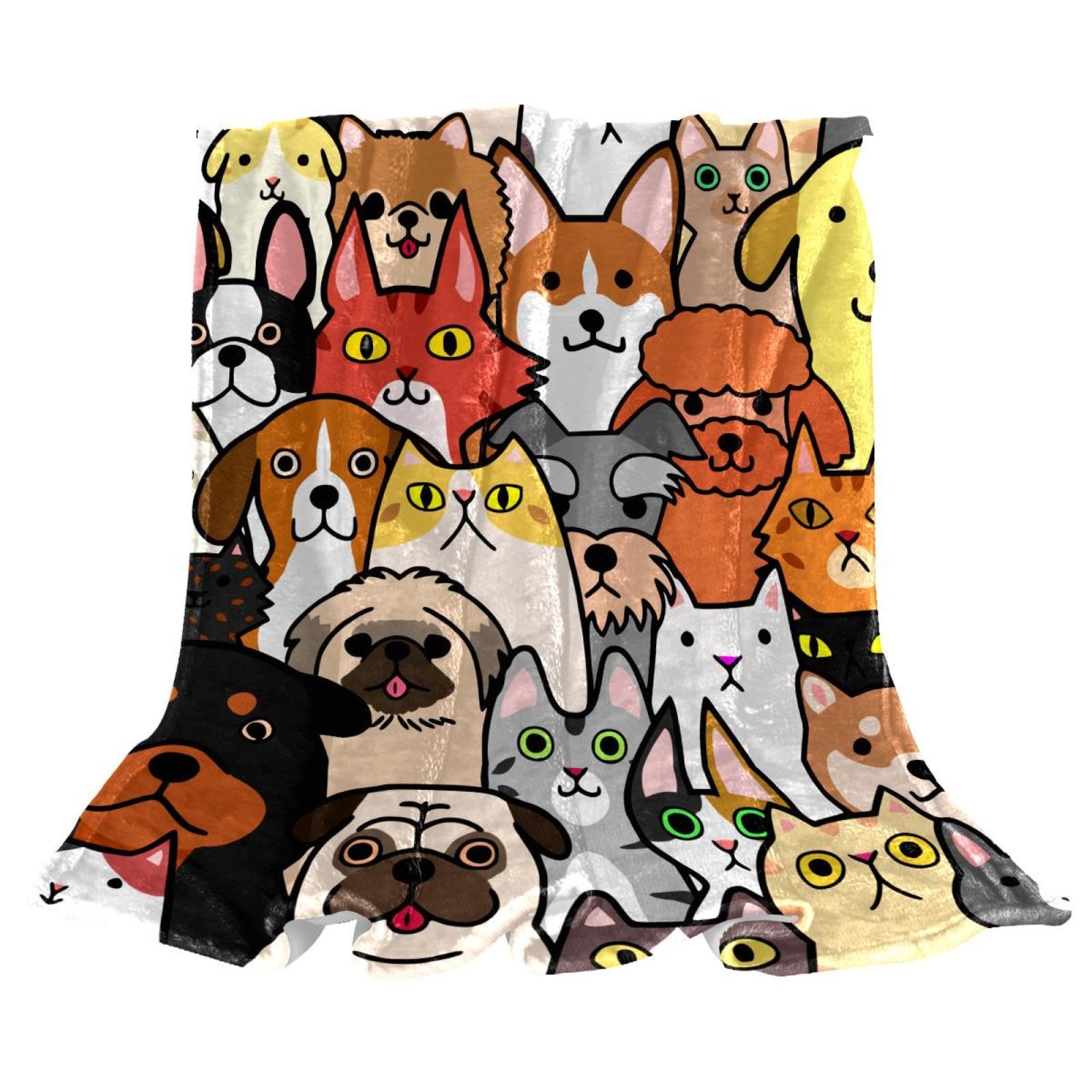 Couverture polaire anti poils pour divans et lits 150×200cm