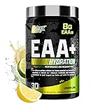 Nutrex Research EAA Hydration | EAAs + BCAA Powder | Muscle Recovery, Strength, Muscle Building, Endurance | 8G Essential Amino Acids + Electrolytes | (Packaging My Vary) 30 Servings (Lemon Lime)