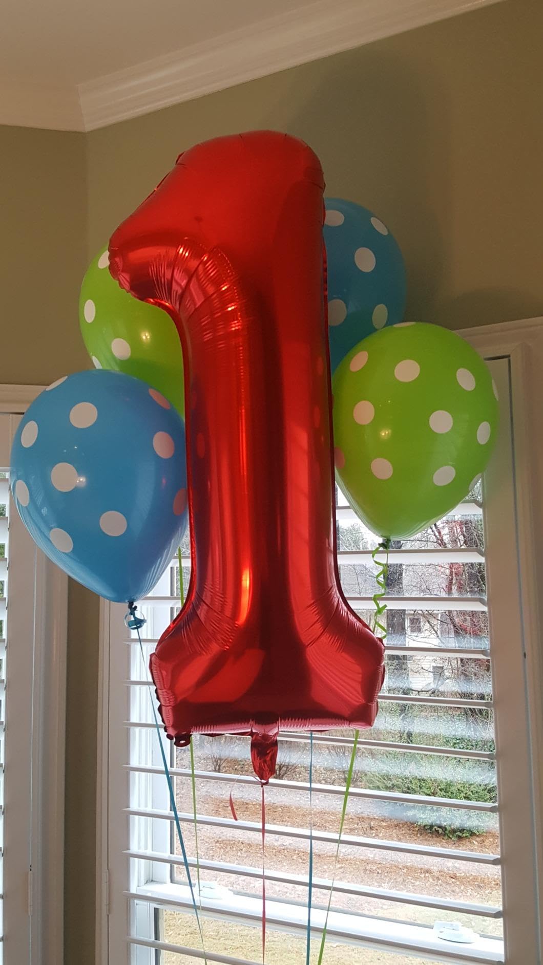 Luftballon Zahl 40 Zoll Rot 1 Luftballons Ein Geburtstag Dekorationen Baby Mädchen Junge 1. 11 Geburtstag Mylar Folienballons Zahlen