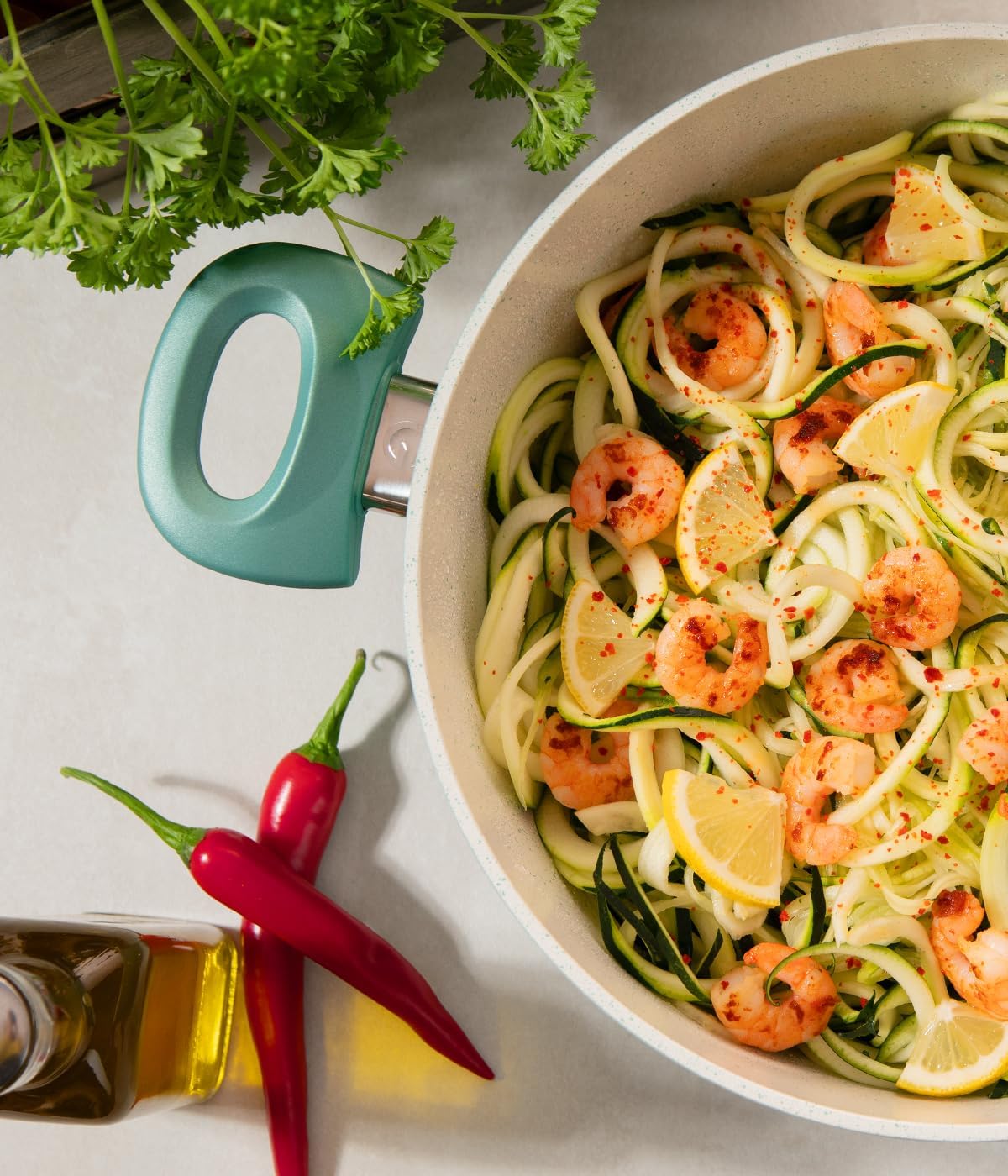 Genius Cerafit Revolution Frying Pan 20 cm with Ceramic Non-Stick Coating, Small Frying Pan, Removable Handle, Suitable for All Hobs, Induction, Oven, Dishwasher Safe