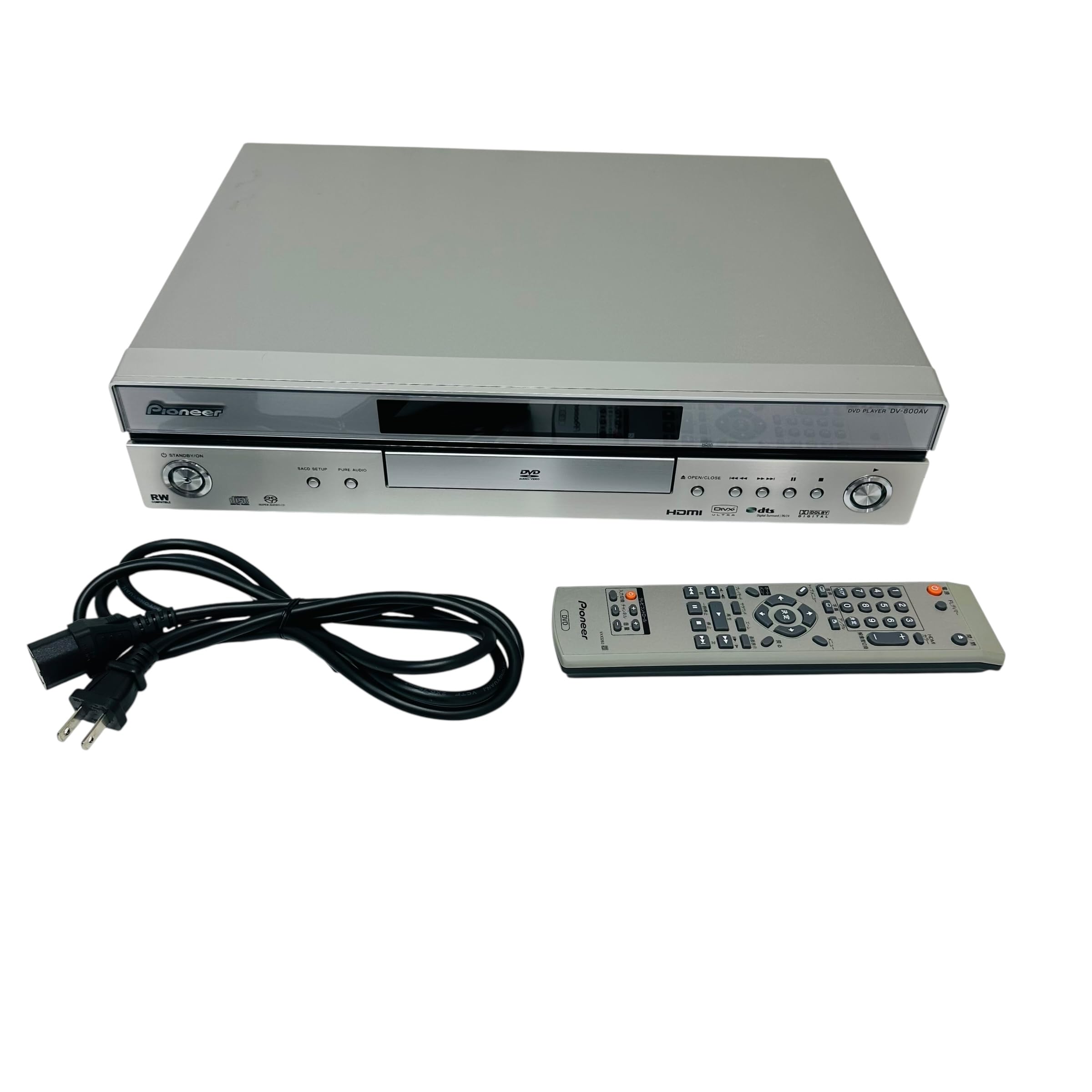 SACD対応 Pioneer DV-800AV DVDプレイヤー Amazon.co.jp: Pioneer DVDプレーヤー DVDオーディオ/SACD対応