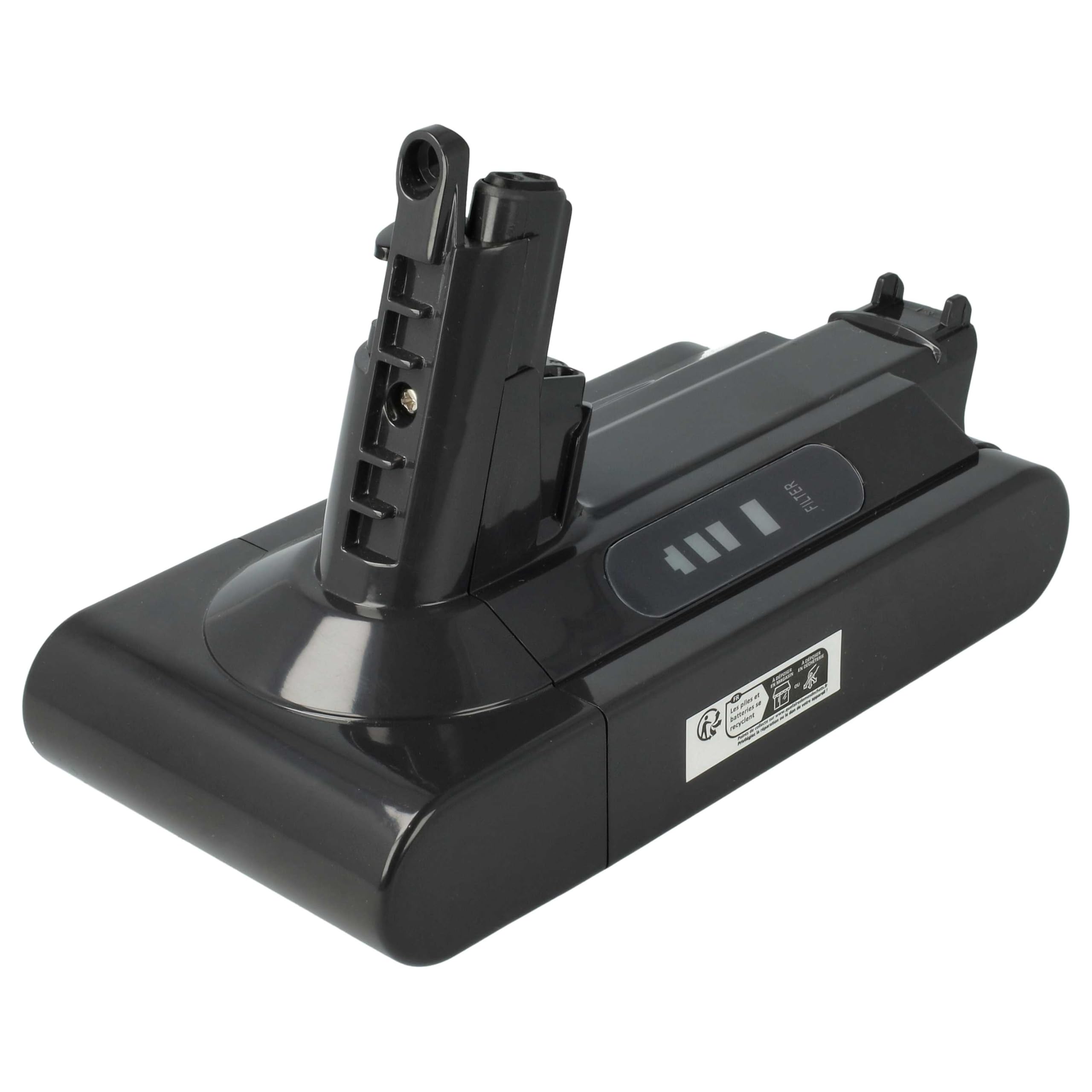 vhbw batteria compatibile con Dyson V10, Cyclone V10, V10 Absolute, V10 Animal, V10 Cyclone series aspirapolvere grigio (3000mAh, 25,2V, Li-Ion)