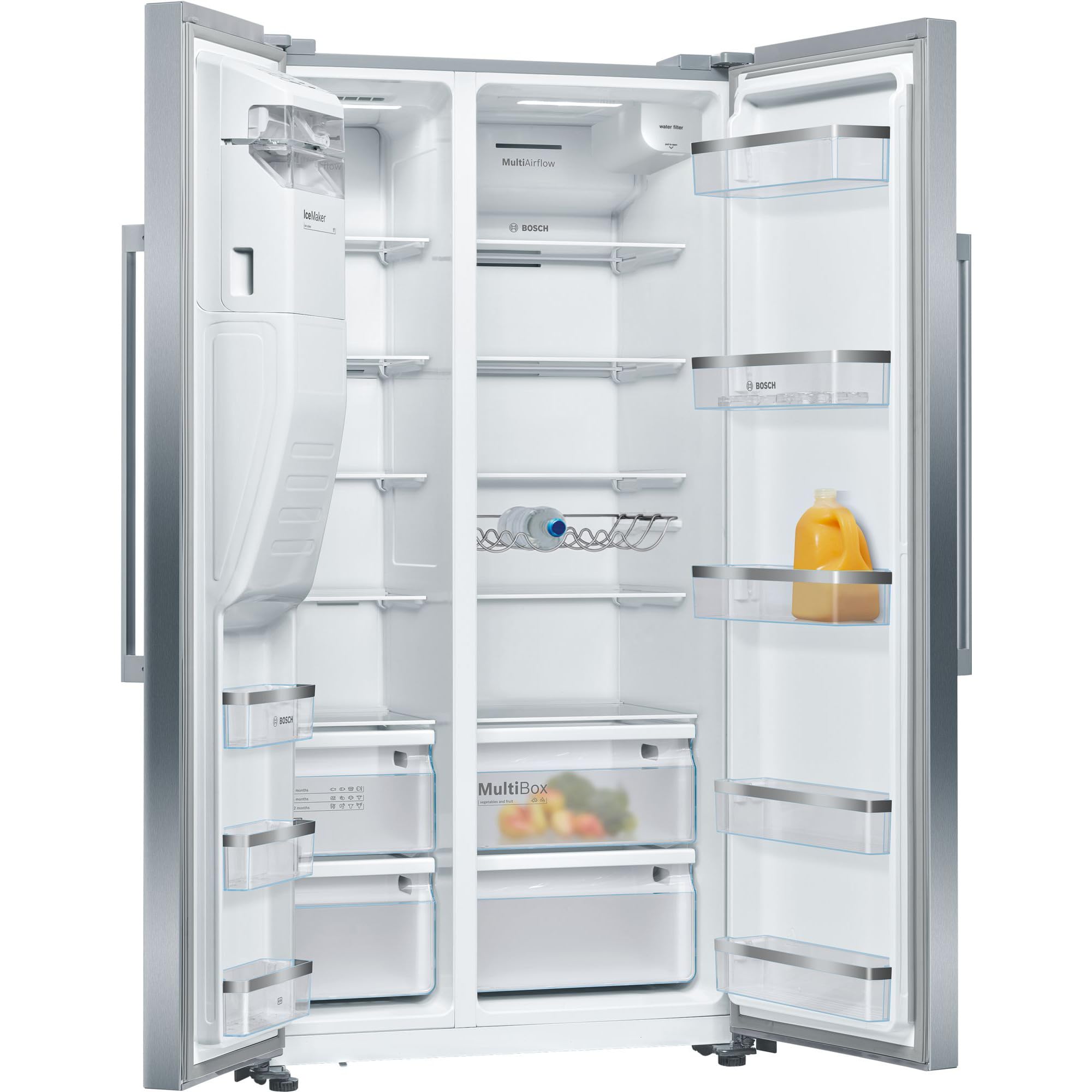 Bosch Frigorífico Americano 562L Gris - KAD93AIDP
