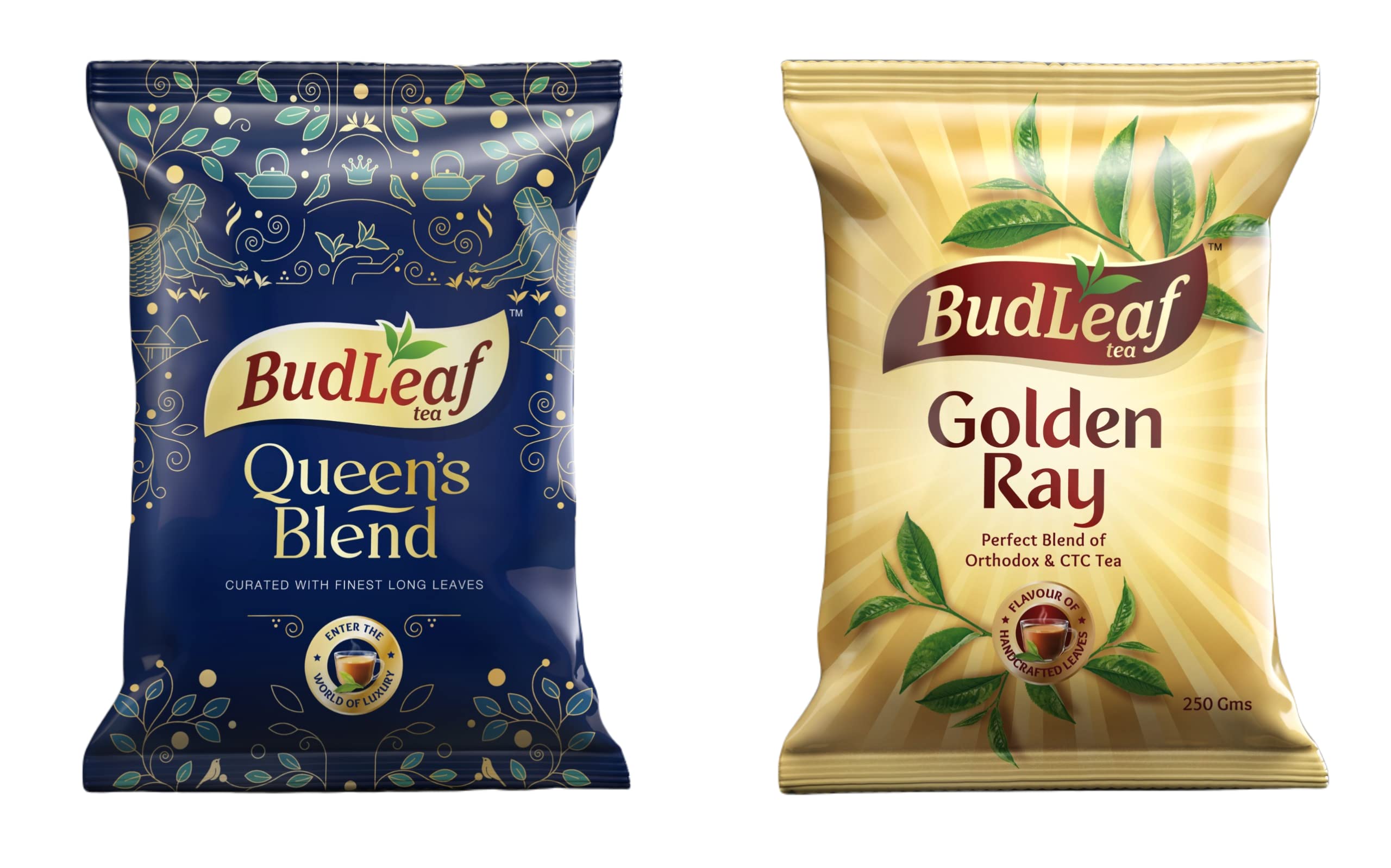 BudLeaf Black Tea Combo of Queens Blend and BudLeaf Golden Ray (Pack Of 2, 250 gm each) (B0BYV8SNZG) Amazon Price History, Amazon Price Tracker