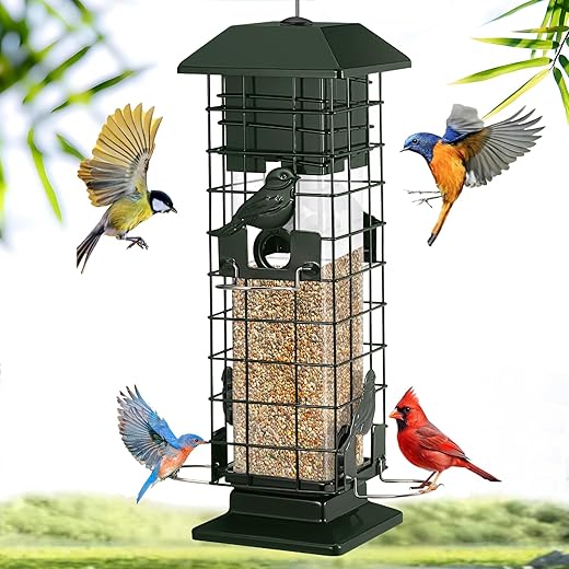 Squirrel-Proof Bird Feeder (4 ports) - $49.98