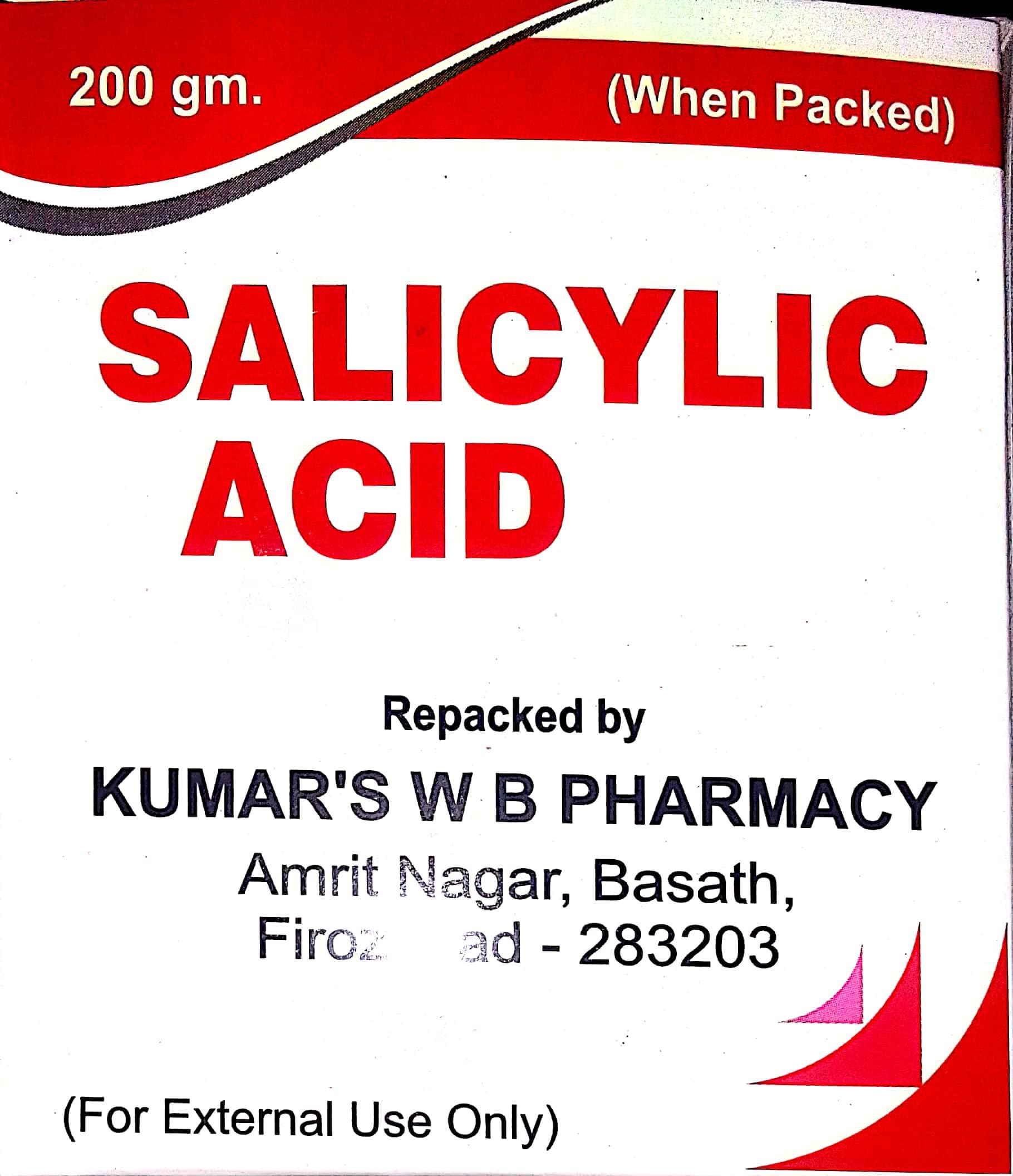 salicylic acid powder (technical grade) pack of 200g-picture-13