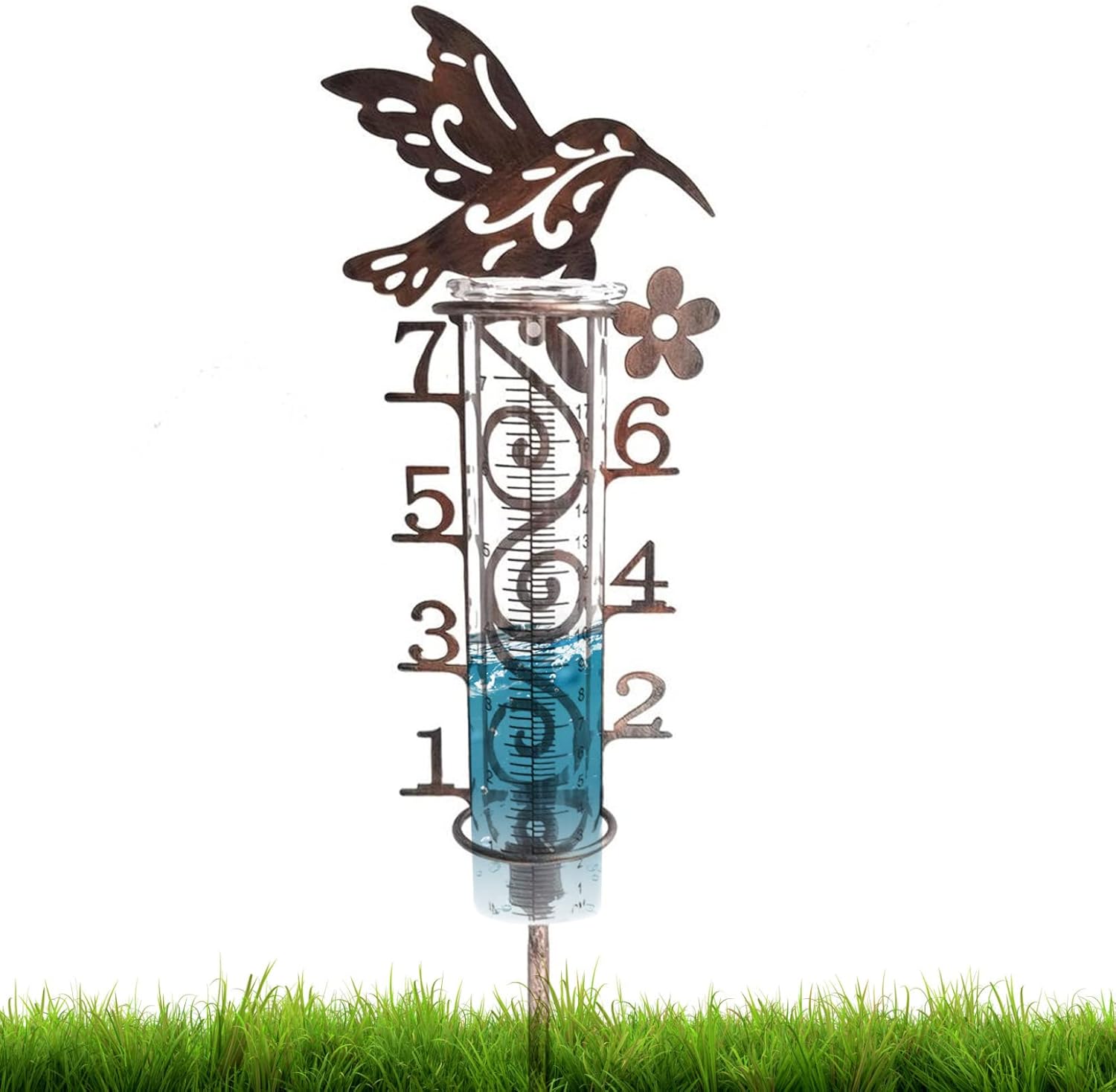 Rain Gauge Outdoor, Rain Gauge Outdoor Garden Rain Gauge With Metal