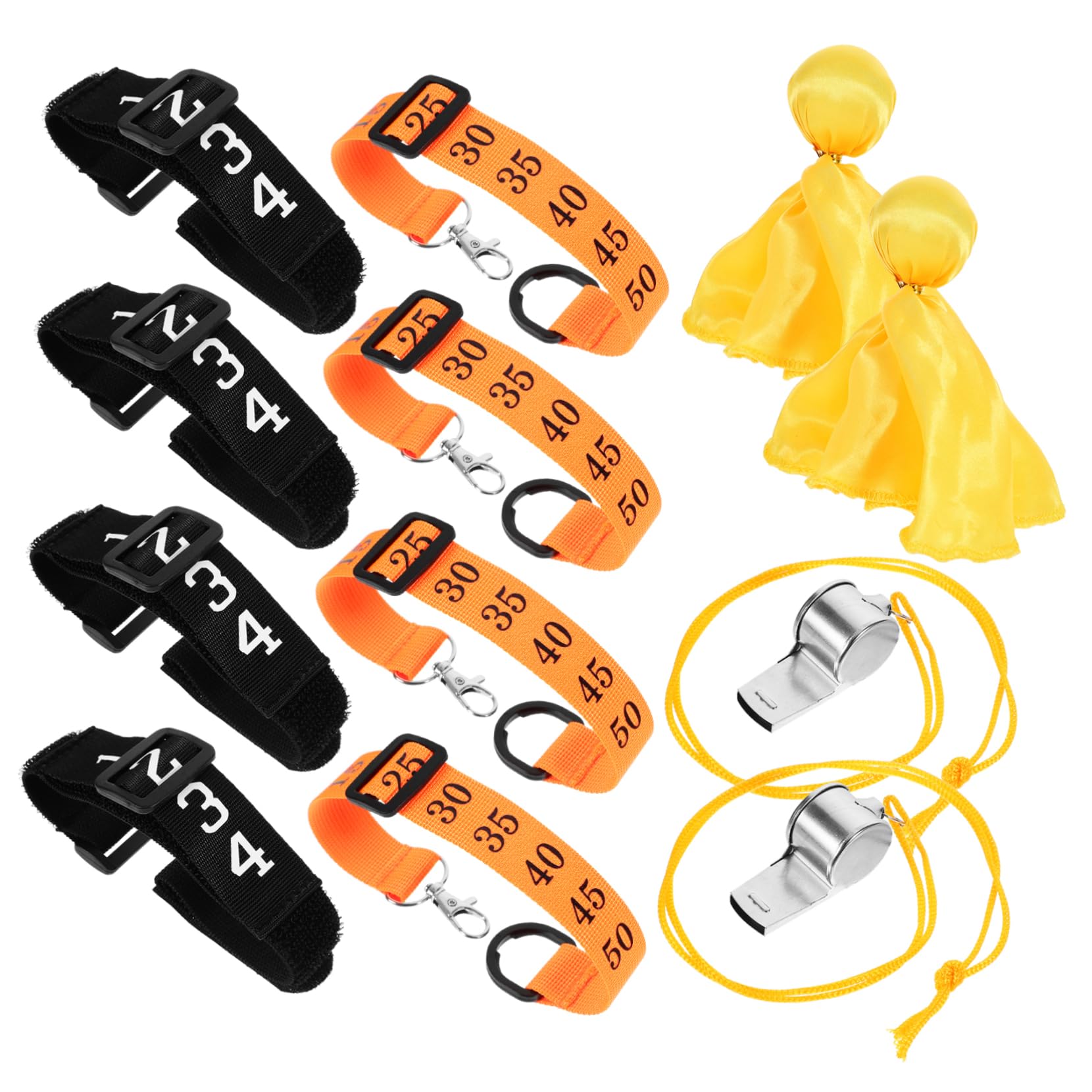 UPKOCH Clip de chaîne d'arbitre kit d'arbitre de Football Remplacement Trucs de Football Trousse Clips de chaîne Officielles des arbitres Clip de chaîne de Football Plastique