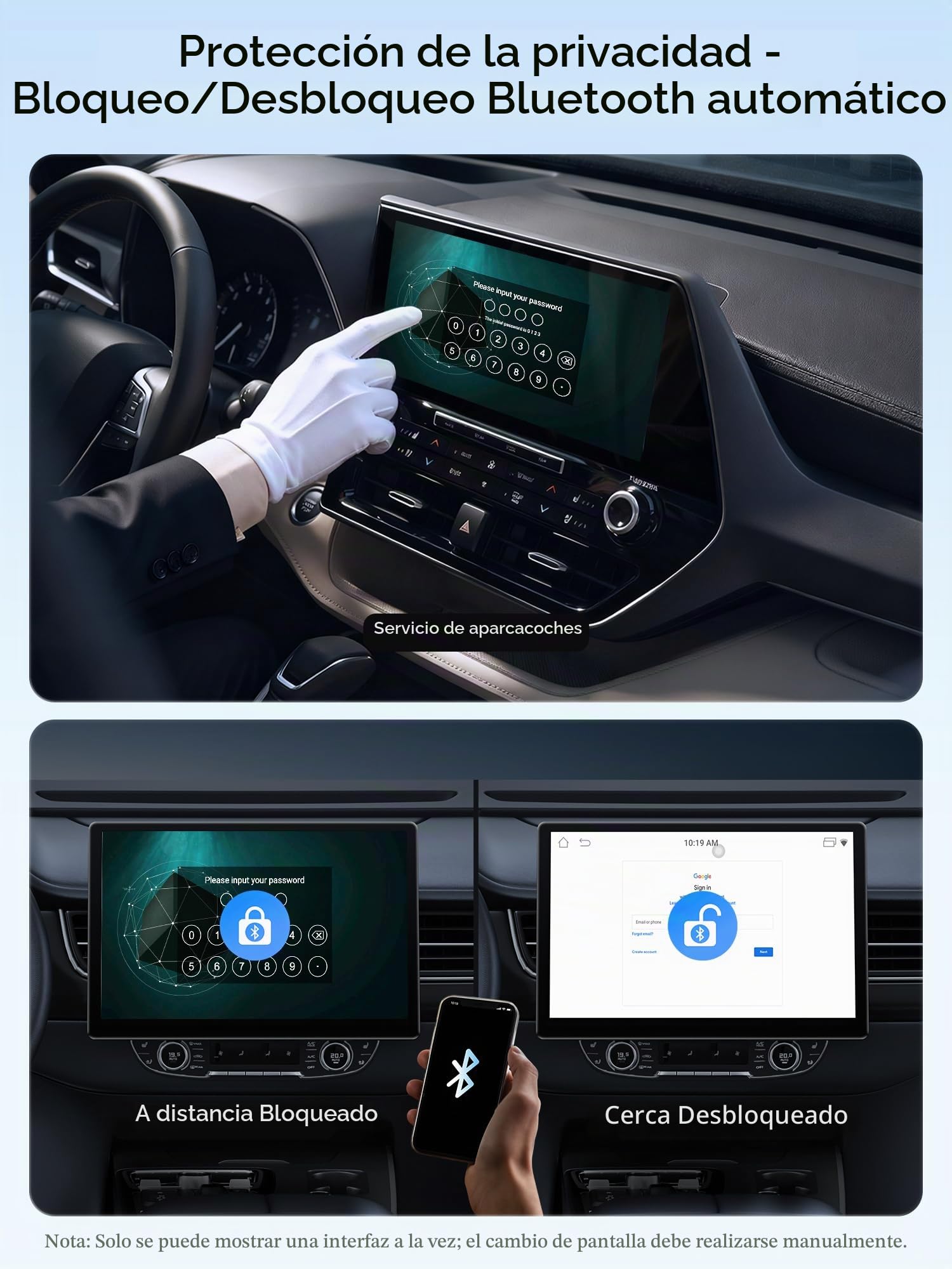 Adaptador inalambrico CarPlay，AI Box Android Auto inalambrico，Wireless CarPlay Adaptador Compatible con Netflix/Youtube/TikTok，4G+32G，DriveChat AI, Doble Wi-Fi，Bloqueo Bluetooth CB4B