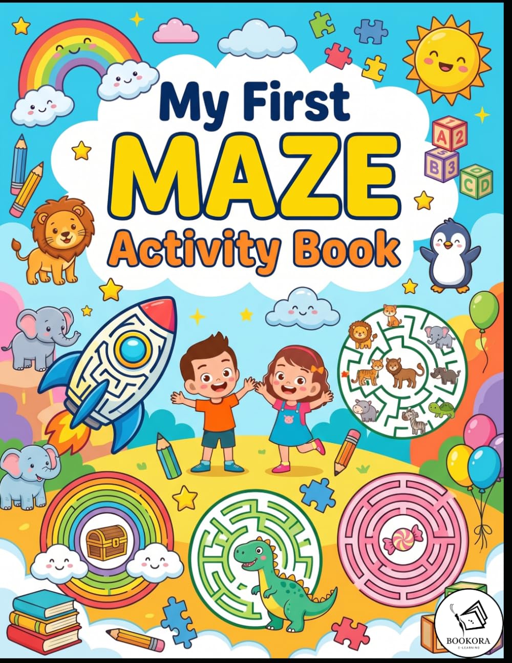 My First Maze Activity Book for Kids: Fun and Easy Maze Puzzles for Preschool, Kindergarten and Early Learning Ages 3–6: Simple Maze Challenges, Brain ... Activities and Fun Learning for Little Kids