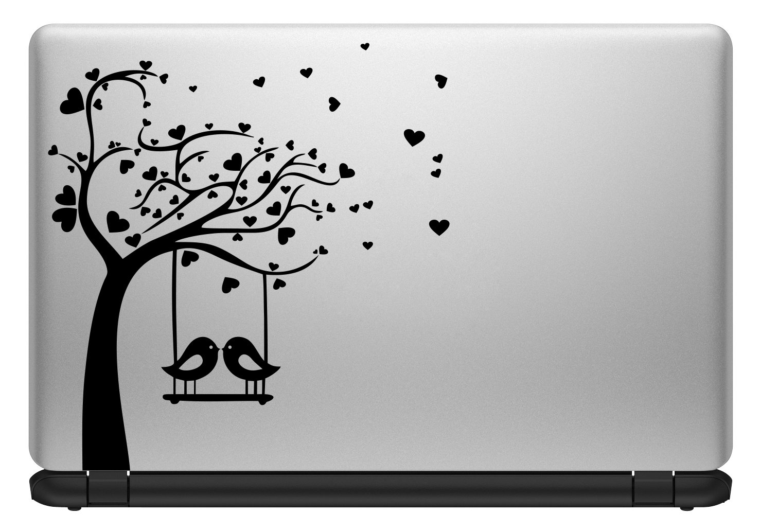 Decor Kafe Birds Love on Tree Laptop Sticker (B017NTK47E) Amazon Price History, Amazon Price Tracker
