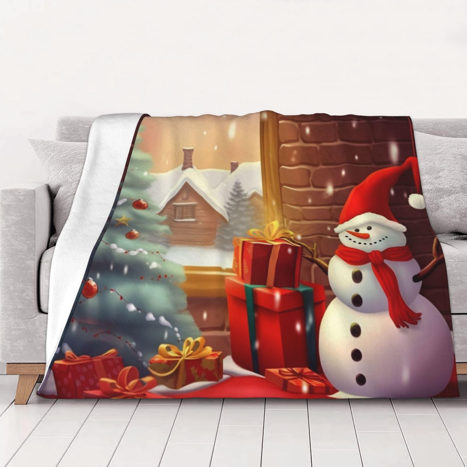 Couverture en flanelle toutes saisons grand plaid chaud pour lit et canapé
