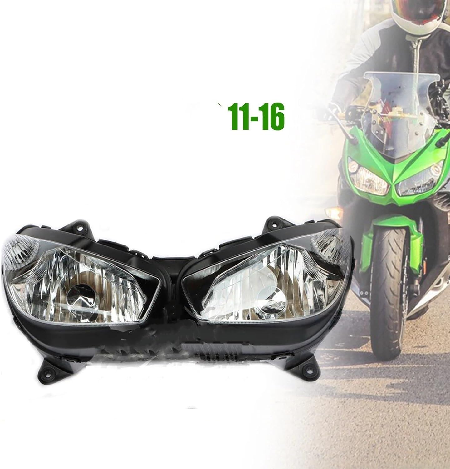 オートバイ プロジェクター ヘッドライト 2011-2016 カワサキ Z1000SX