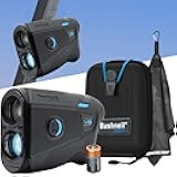 Bushnell Golf Tour V6 Shift Laser Rangefinder | Slope Compensation, PinSeeker, Magnetic Mount, 6X Magnification, 1300 Yard Range, 3D Flyovers in App, Signature Series Golf Towel