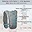 Azarxis Hydration Running Vest Backpack Pack 5L for Women and Men Jogging Trail Race Marathon Cycling Hiking (Gray with 1.5L Water Bladder)