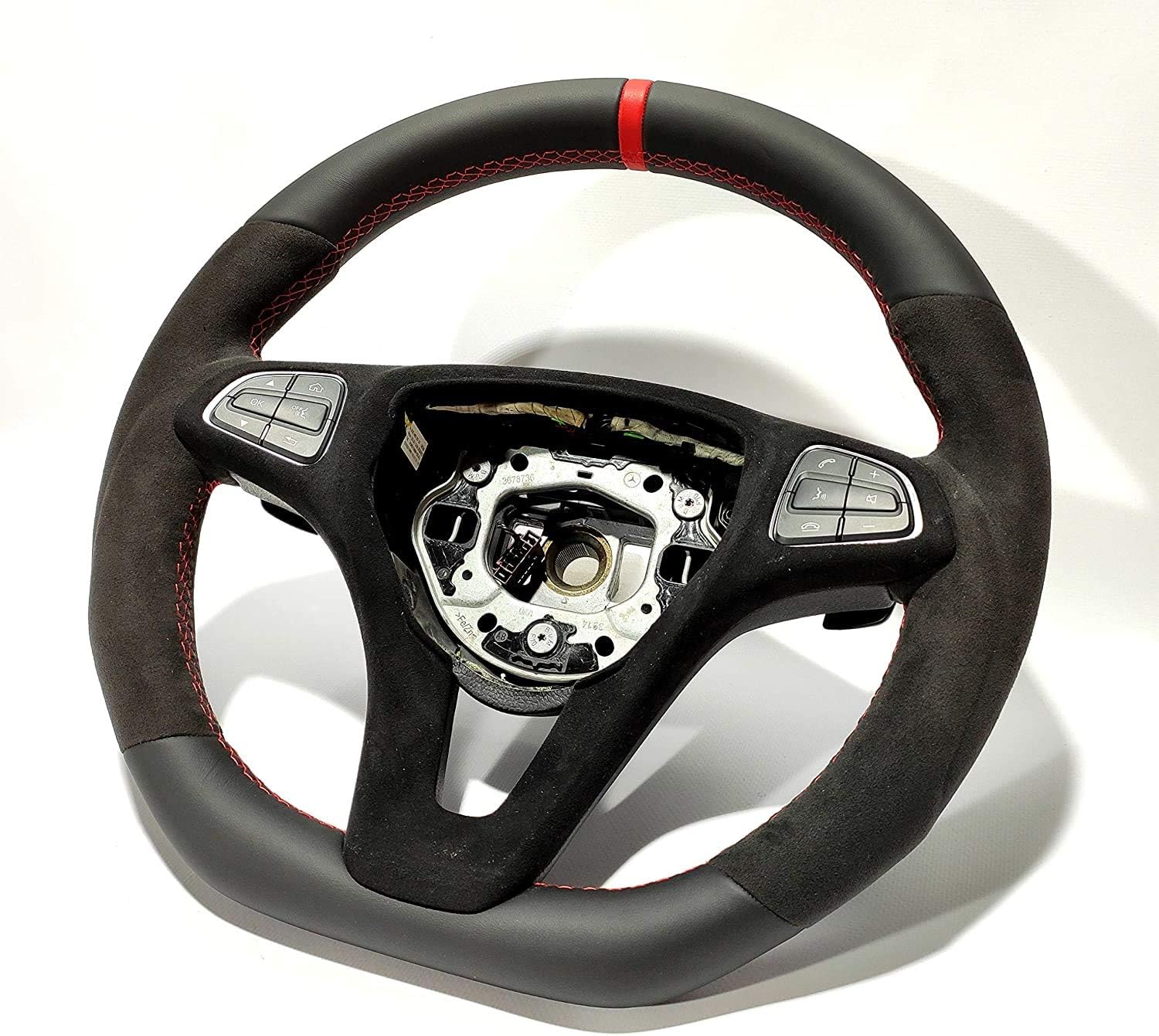 Steering Wheel Leather Alcantara for MB GLE GLC GLS C CLA W205 W166 X166 Automotive