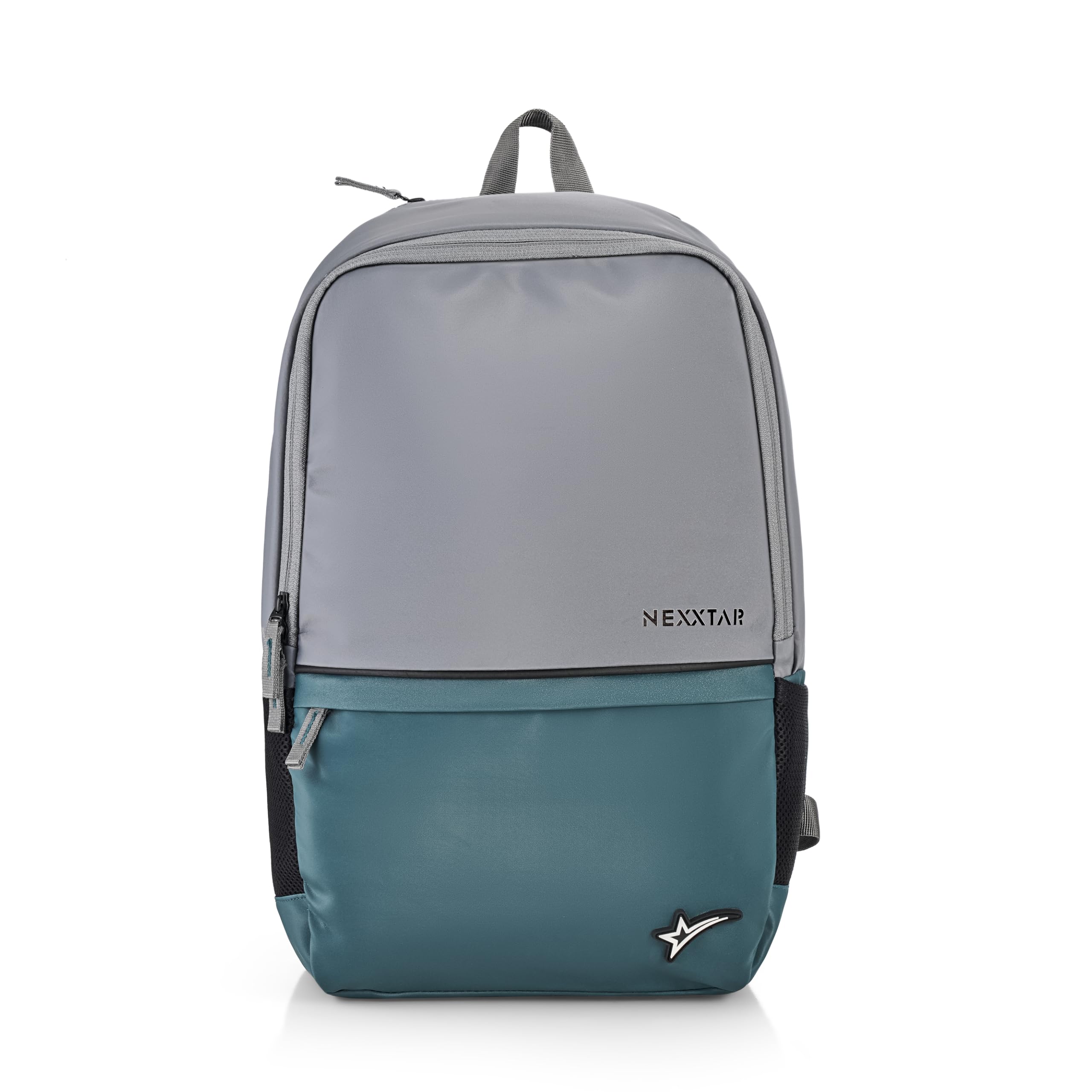 Casual Backpack 16L Durable & Stylish Bag Multi-Utility Bliss Travel Backpack with Adjustable Padded Straps & Bottle Pockets Daily Use Bag for Collage, School (Grey & BGreen)-image-19