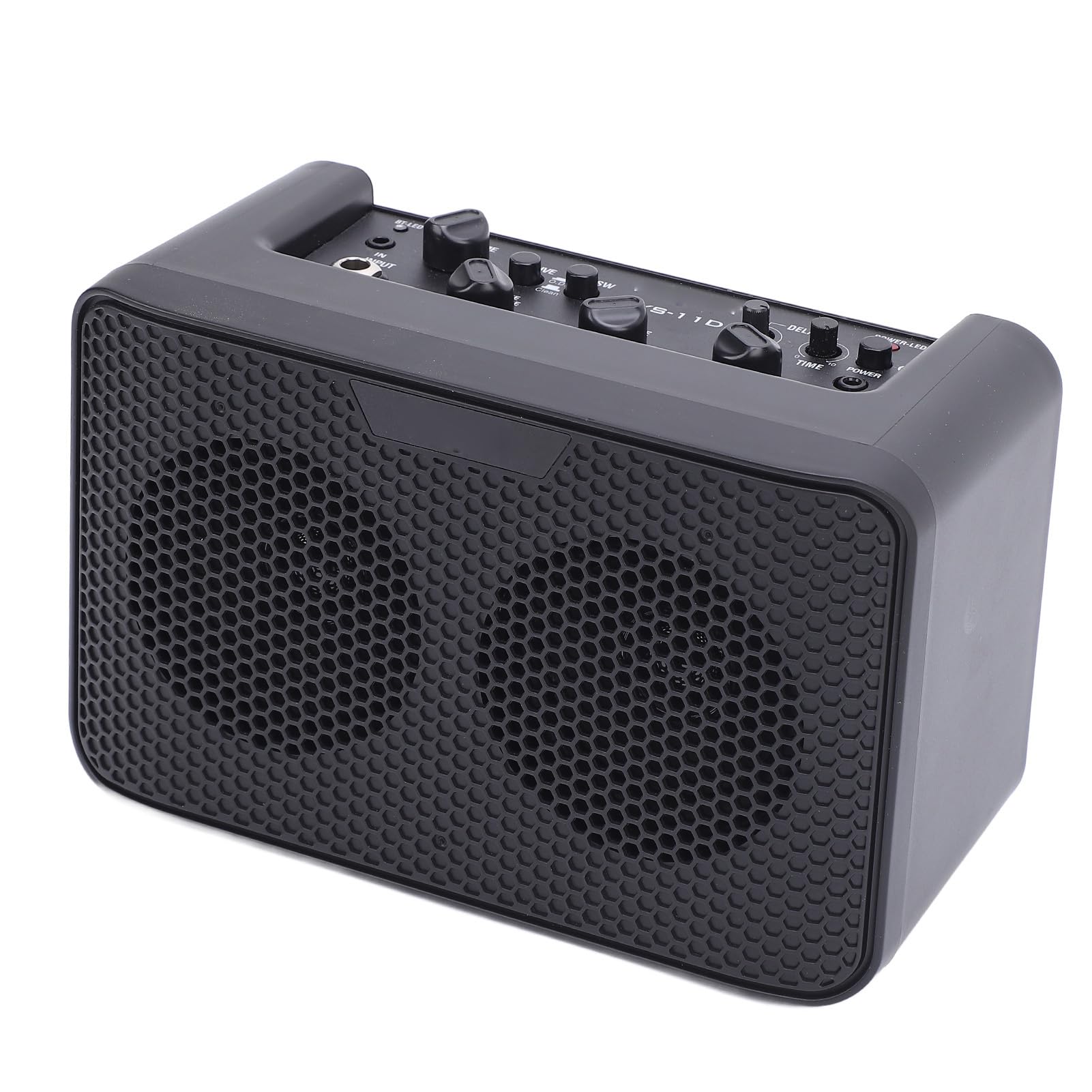 10W Mini Guitar AMP 10W Przenośny Wzmacniacz Gitarowy 10 W Mała Guitar Combo z Opóźnienie Efekty Gniazdo Słuchawkowe dla Domowej Praktyki Muzyków Podróżniczych Muzyków