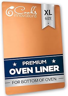 2-Pack Cooks Innovations Copper Non-Stick Oven Liner - Heavy Duty Sheet to Catch Spills in Convection, Electric, Gas, Toaster & Microwave Ovens