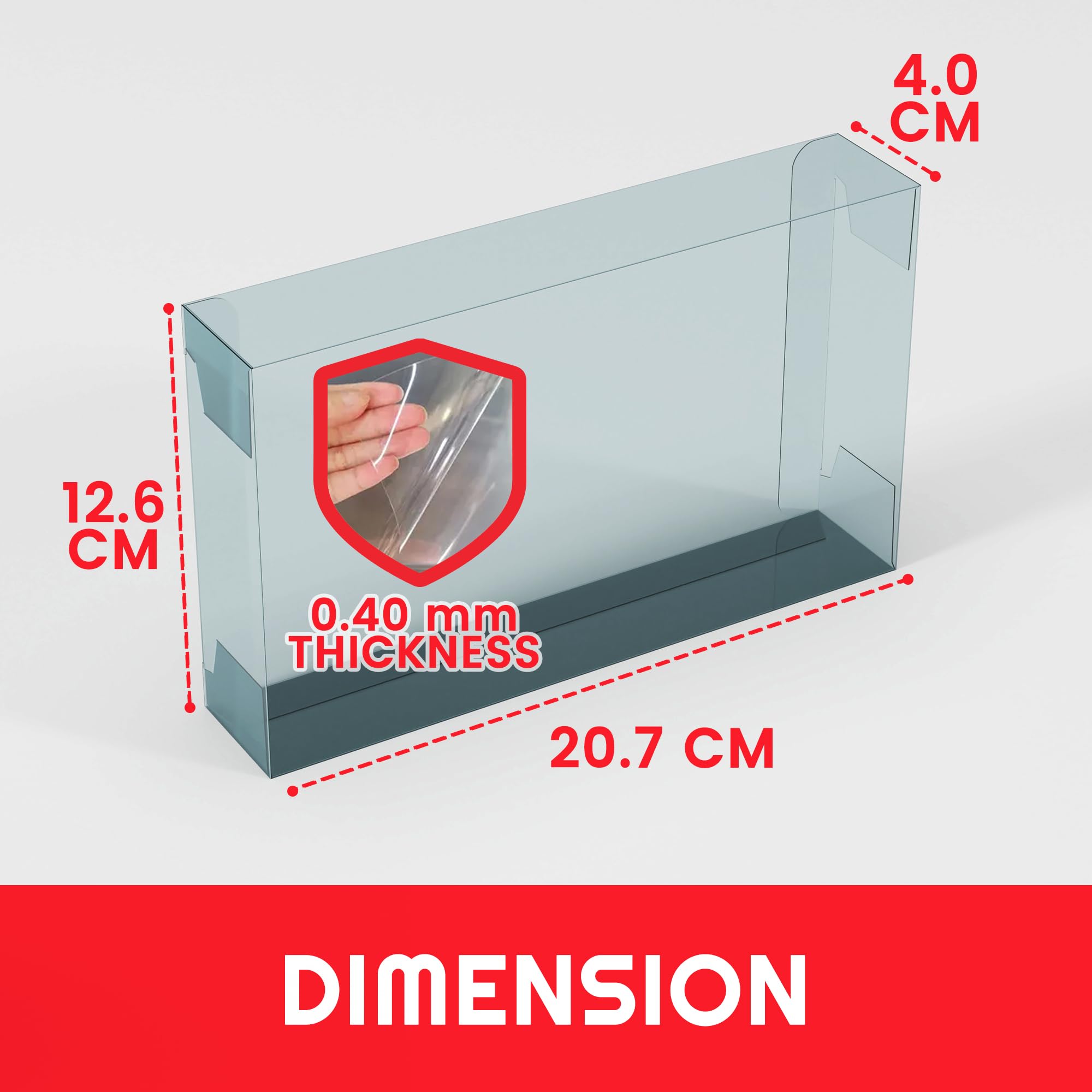 Amazon.com: EVORETRO Display Case Protector Compatible for Lorcana Booster  Box (5 Pack) - 0.40MM Thick PET Clear Case for Lorcana Collector Box,  Anti-Scratch, Stackable, Protect Your Collection in Style : Toys &